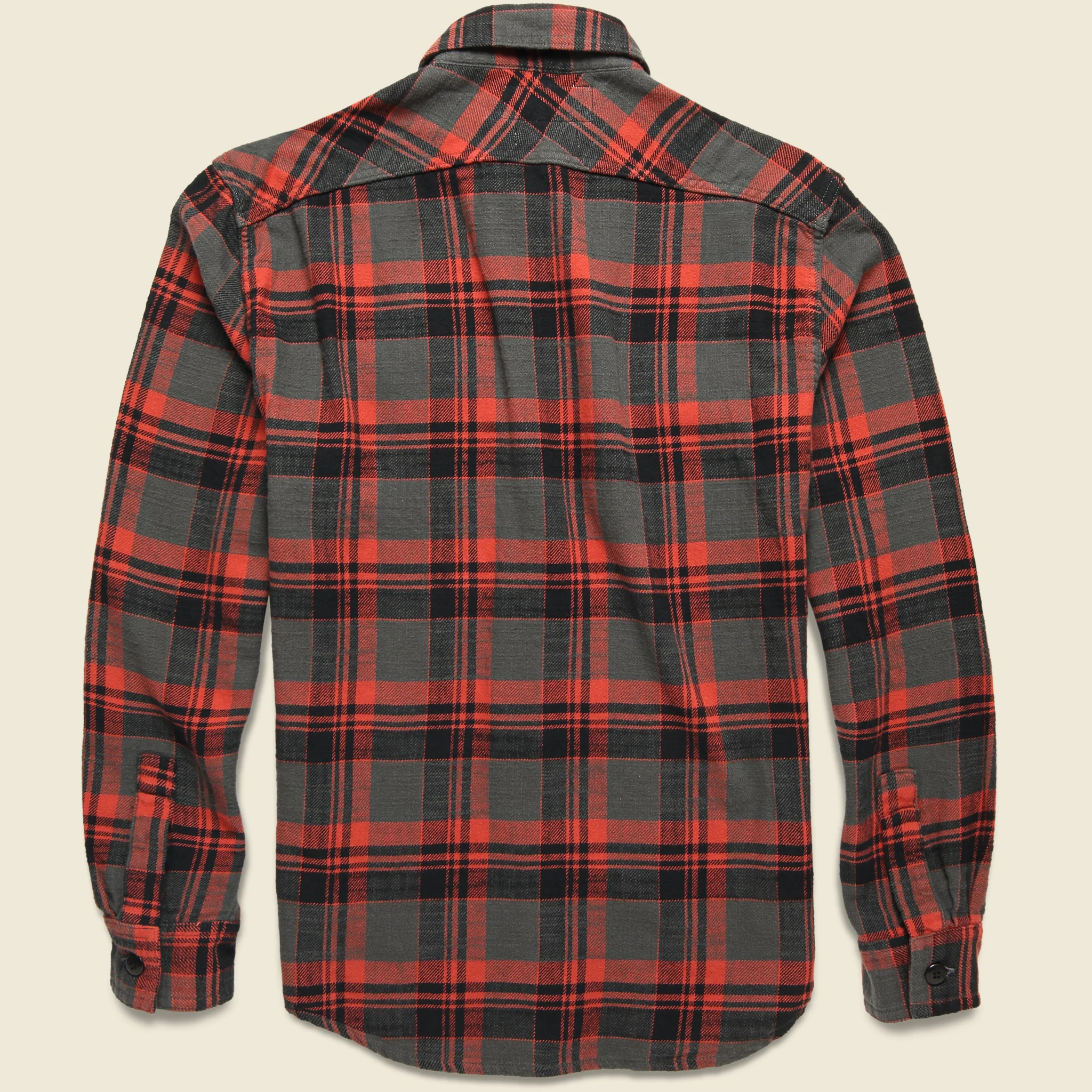 Earl Flannel - Caldera Red Plaid - Image 2