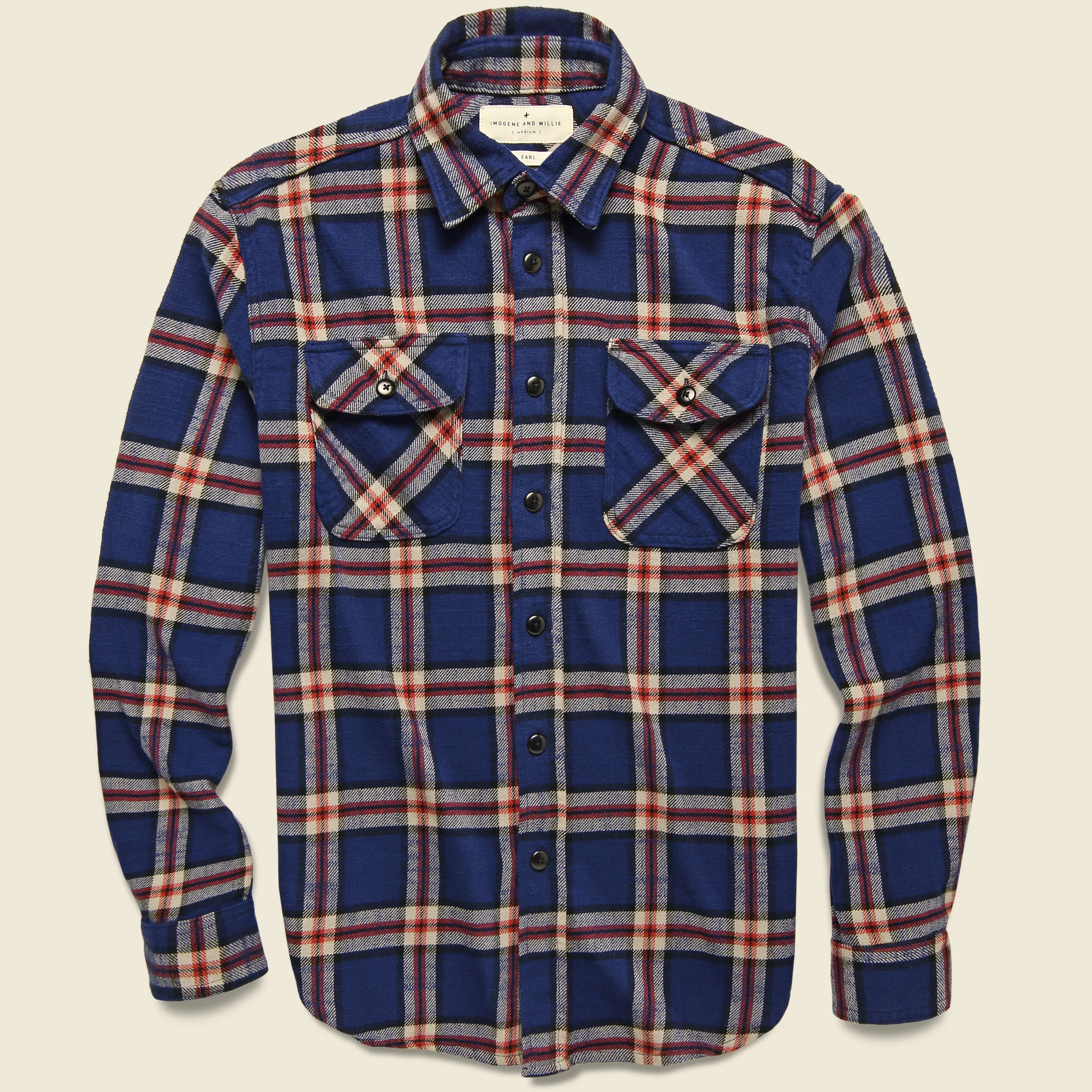 Earl Flannel - Blue Ridge Plaid
