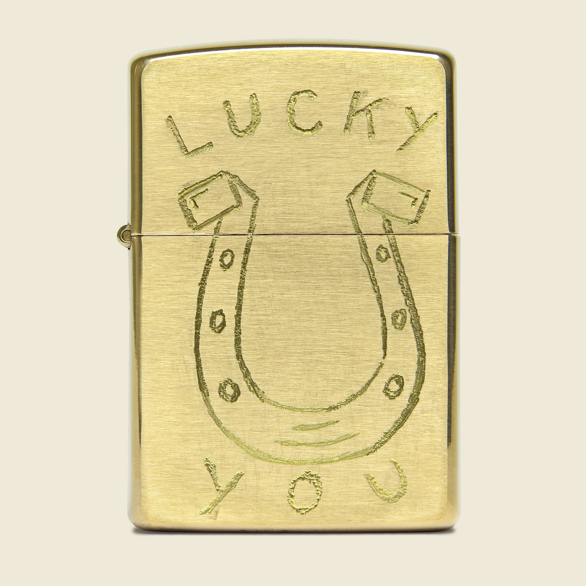 Lucky You Lighter - Brass