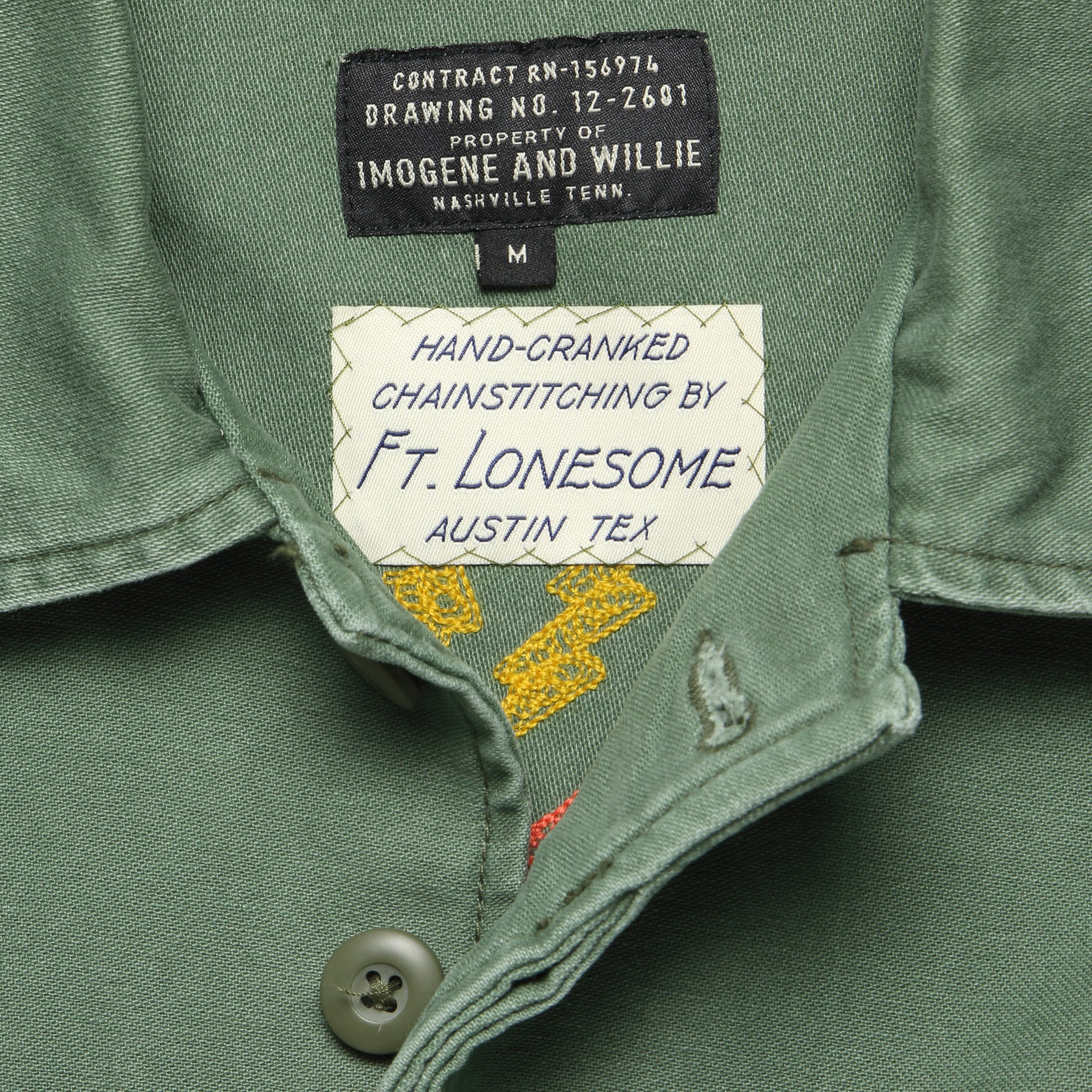 Military Shirt Jacket - Quilt Squares - Image 3