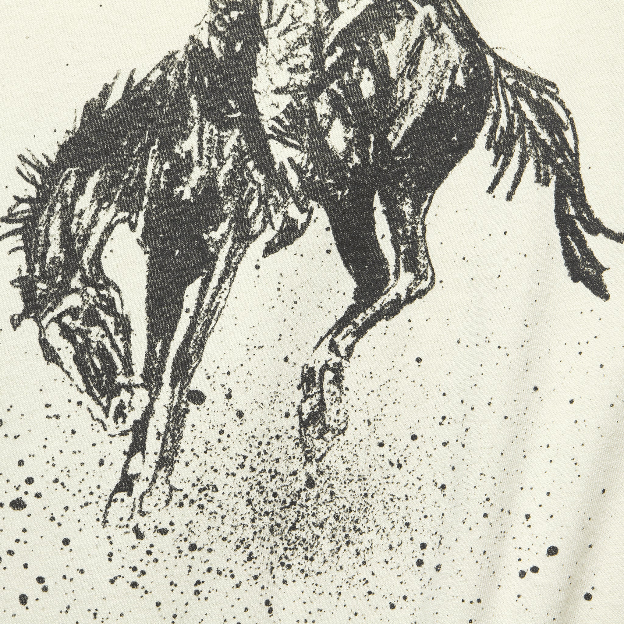 Buckin' Bronco Tee - Vintage White - Image 3