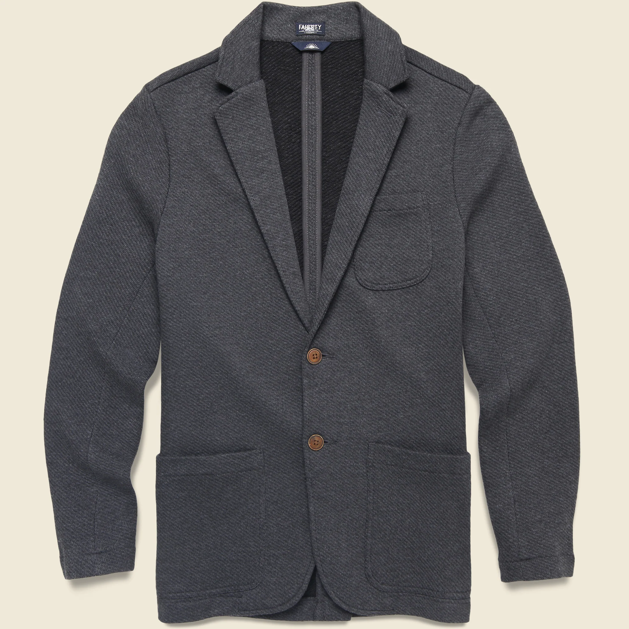 Inlet Blazer - Black Sky Melange