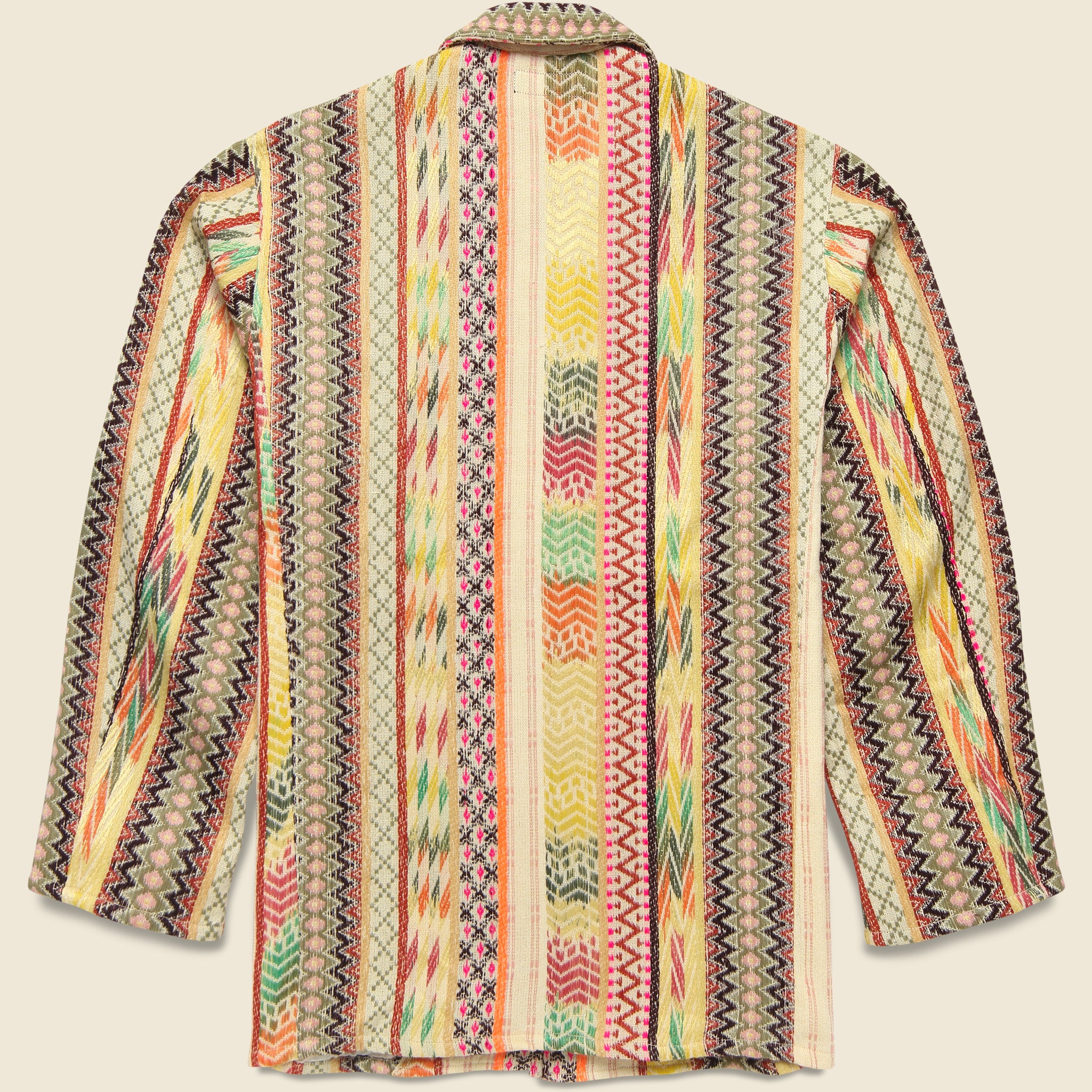 Italian Work Jacket - Jacquard Natural - Image 2