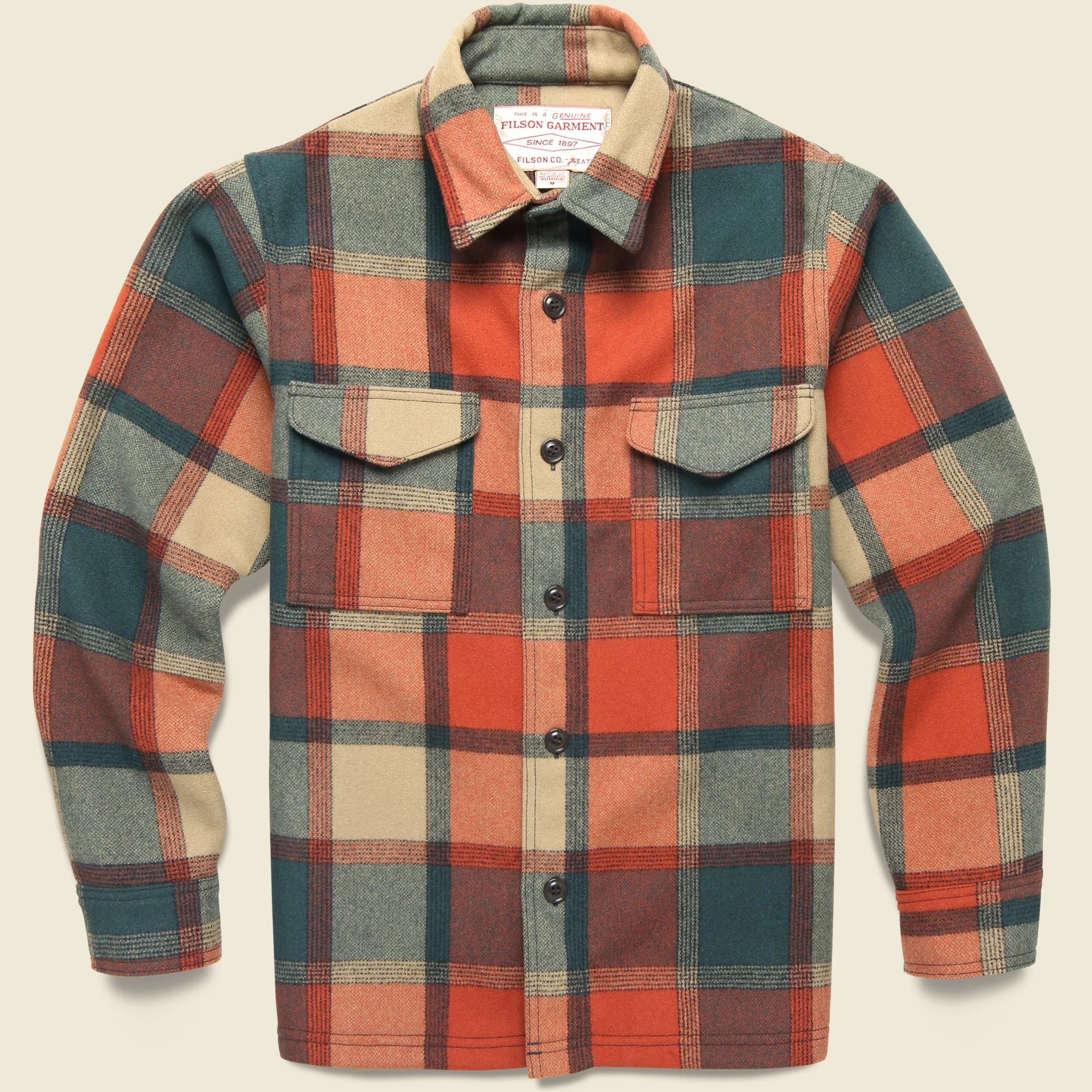Jac Shirt - Amber/Spruce Plaid