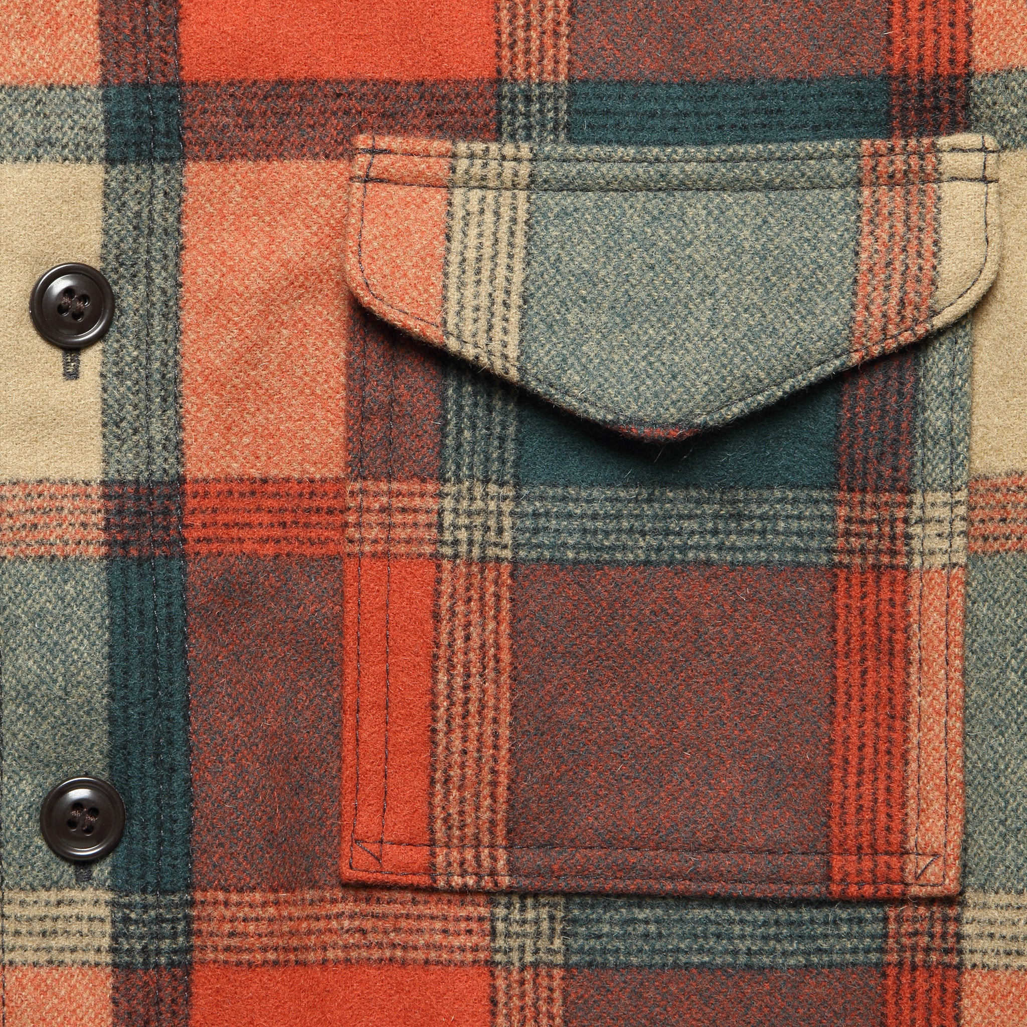 Jac Shirt - Amber/Spruce Plaid - Image 3