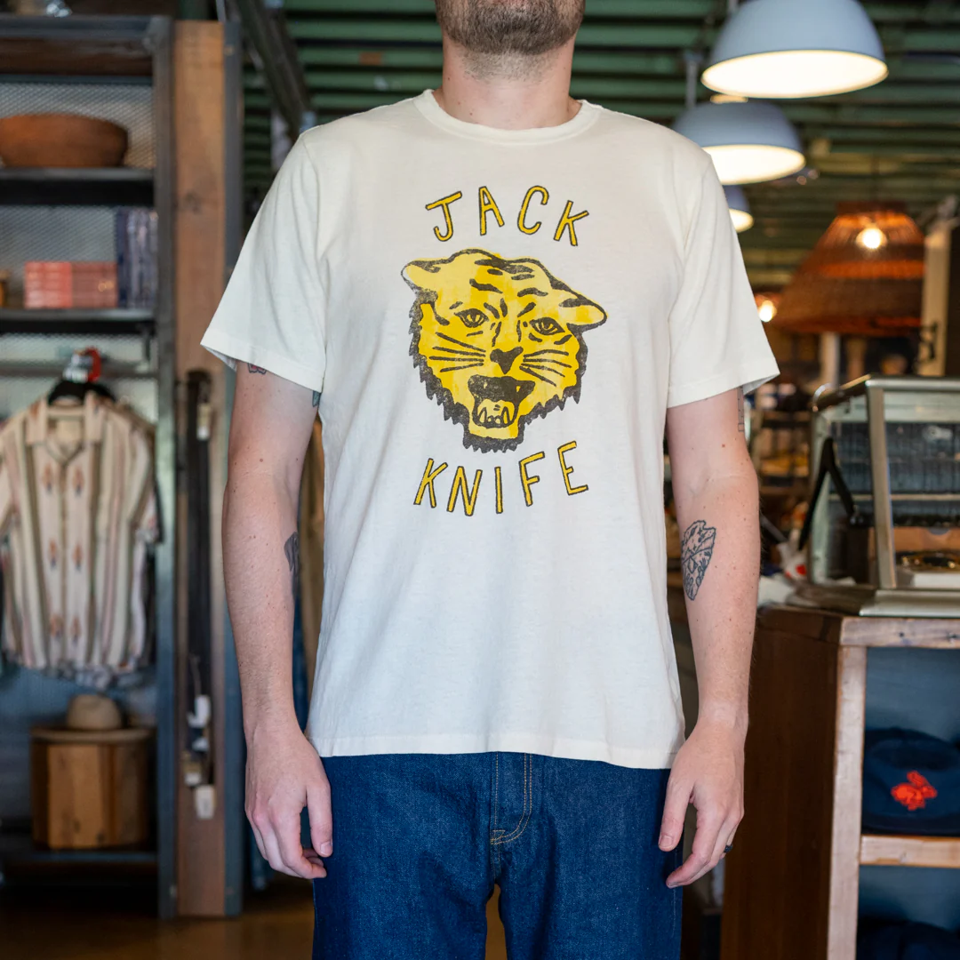 Jack Knife Tee - Vintage White - Image 5