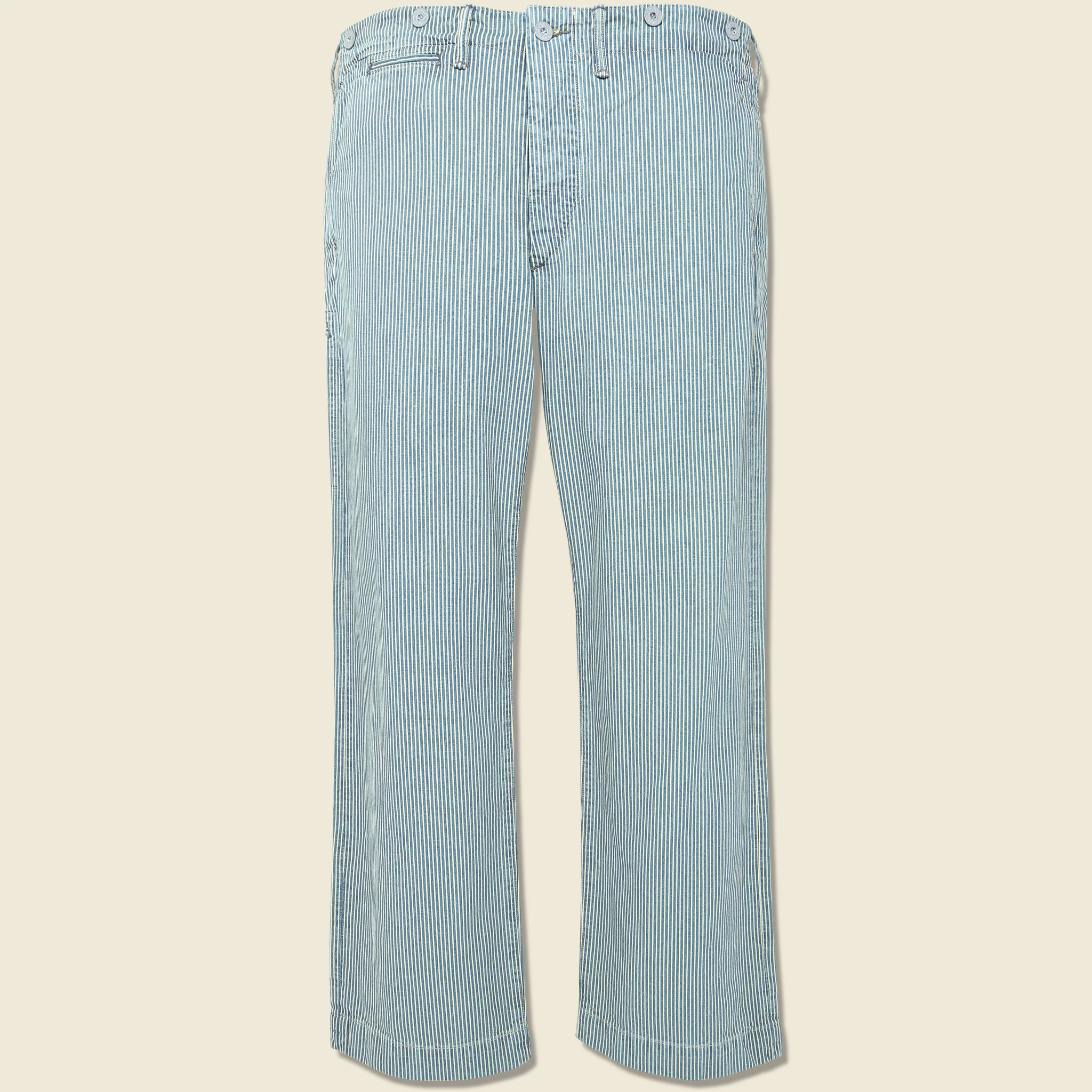 Jackson Trouser - Indigo Stripe