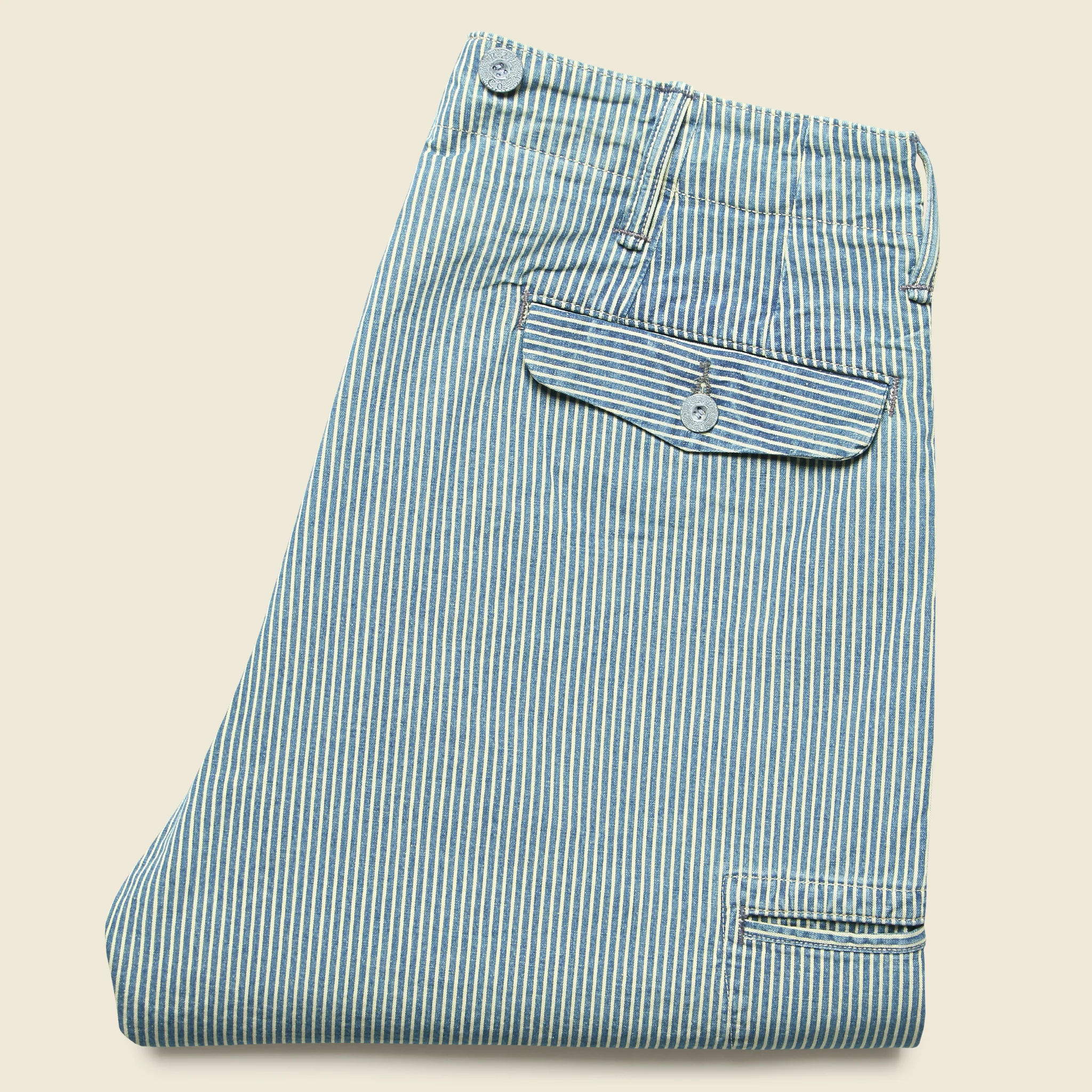 Jackson Trouser - Indigo Stripe - Image 3