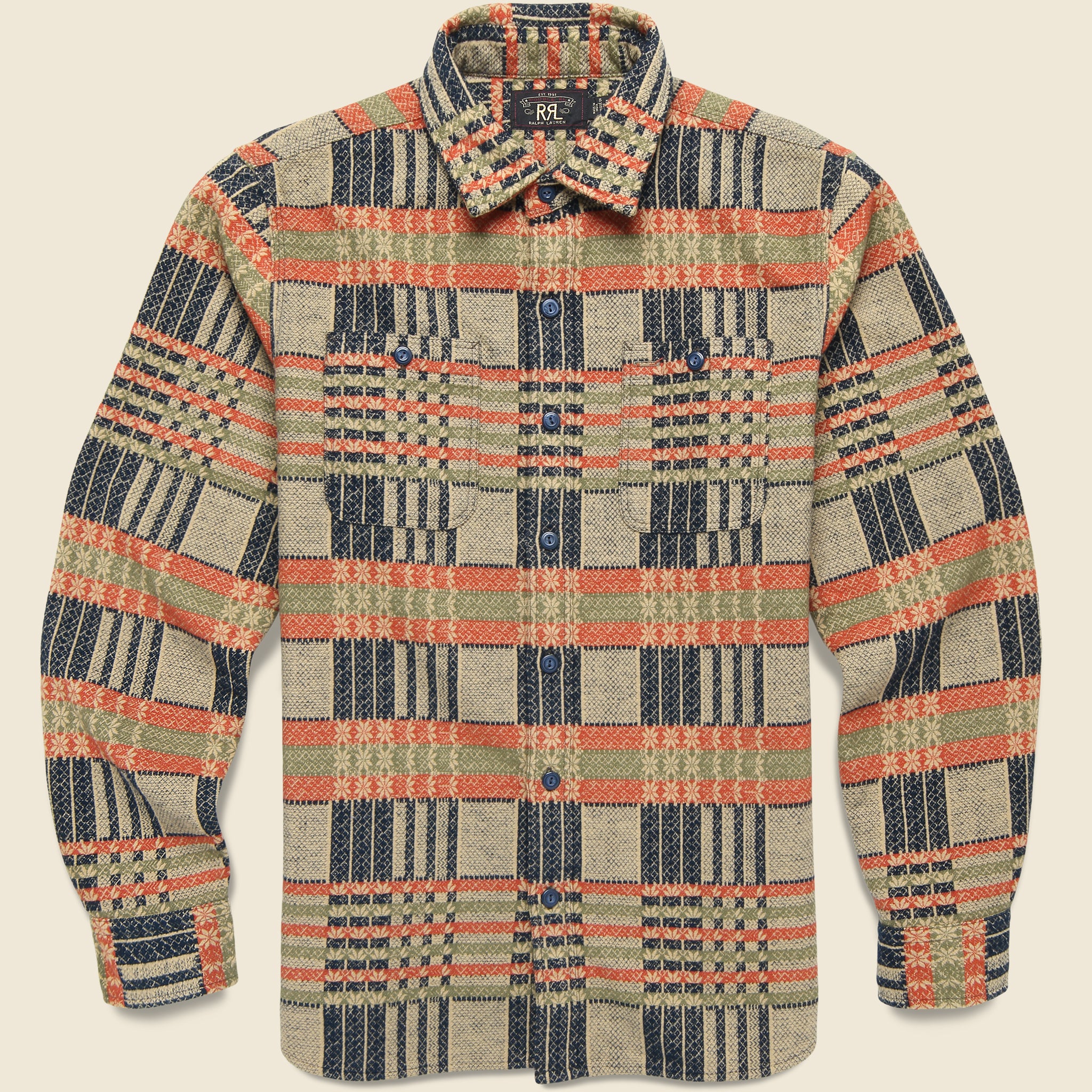 Jacquard Farrell Workshirt - Multi
