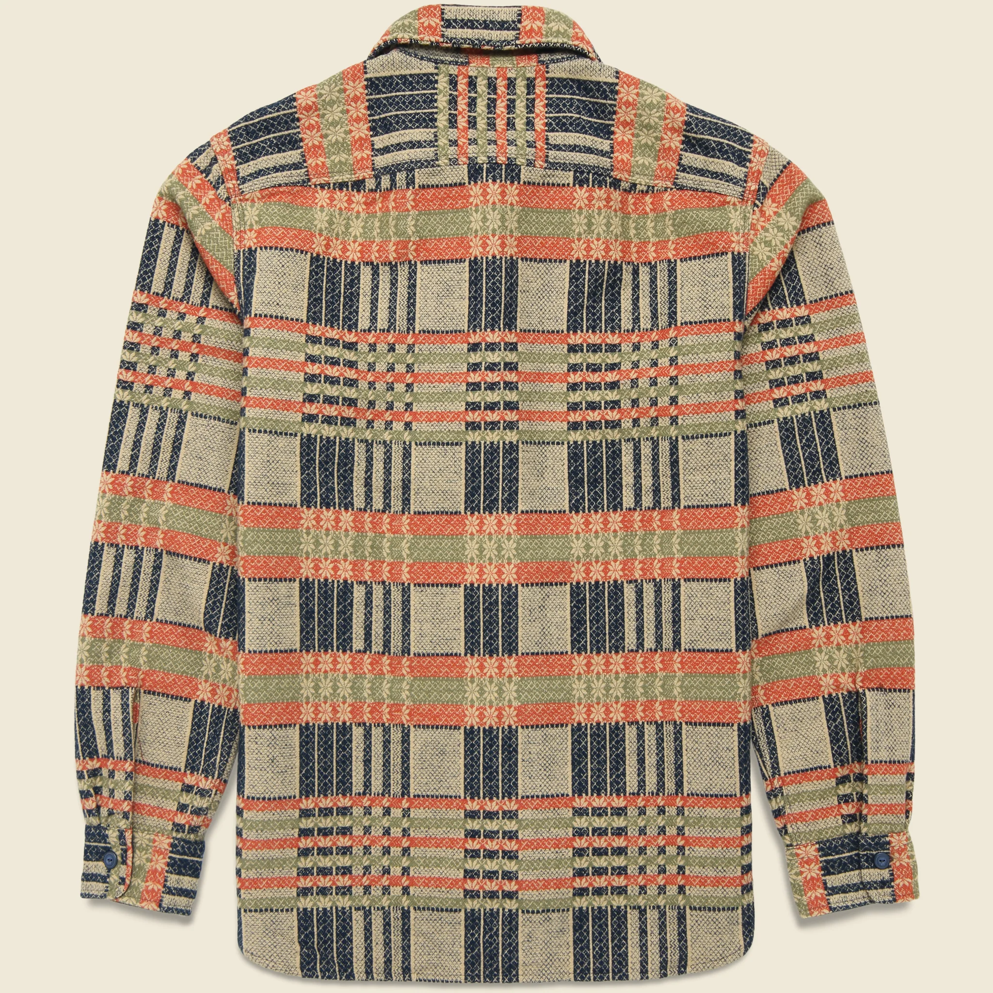 Jacquard Farrell Workshirt - Multi - Image 3