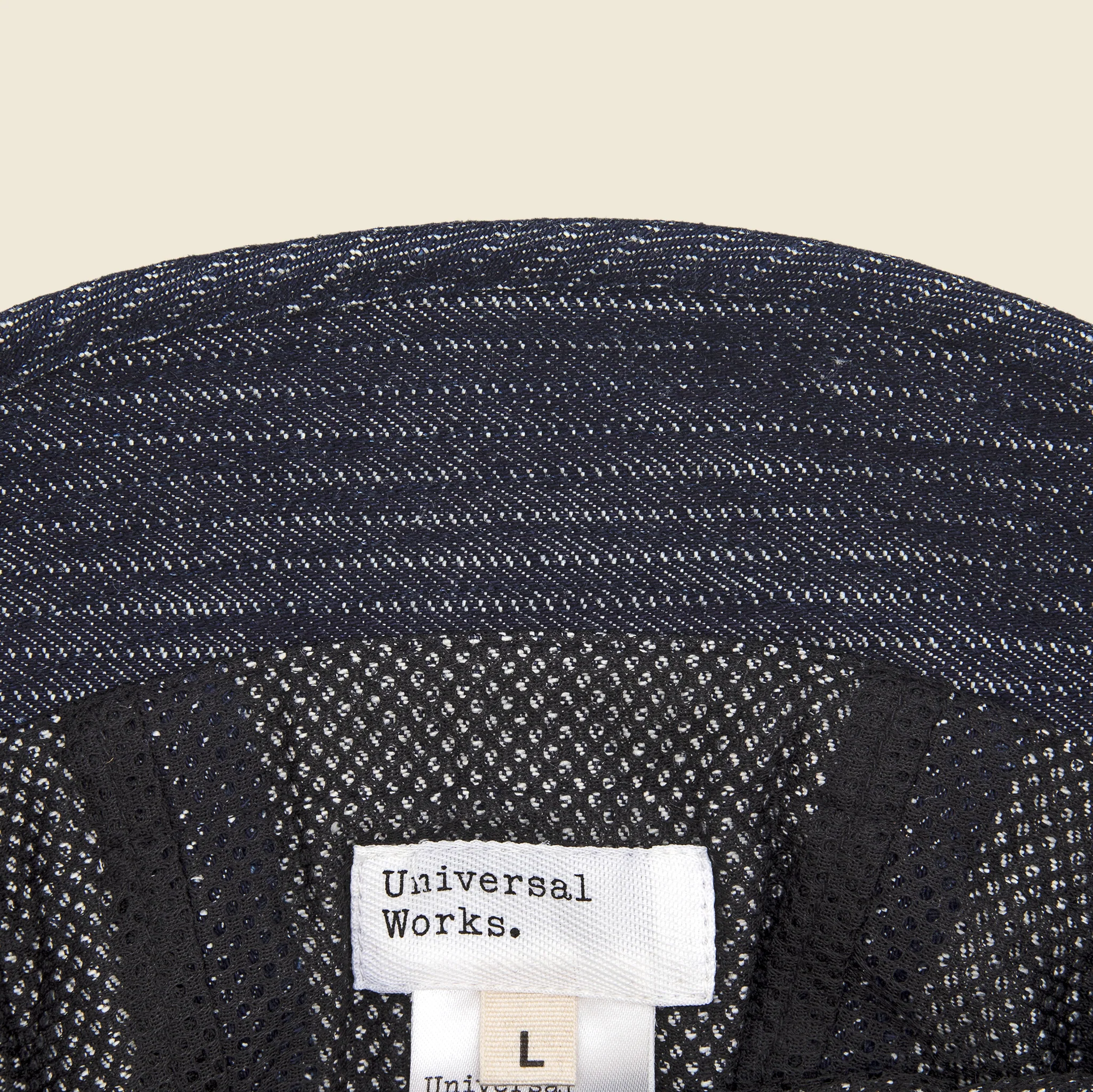 Japanese Denim Naval Hat - Indigo - Image 2