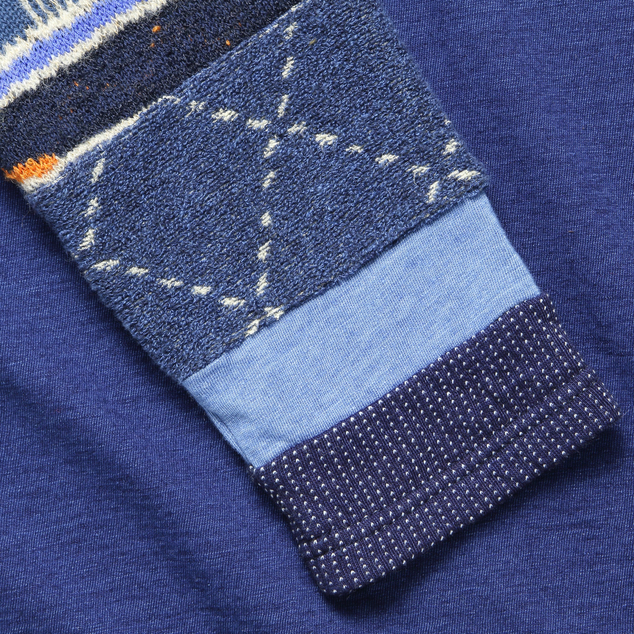 Jersey Hippie Tee (Boro Nomad Patch) - Indigo - Image 4