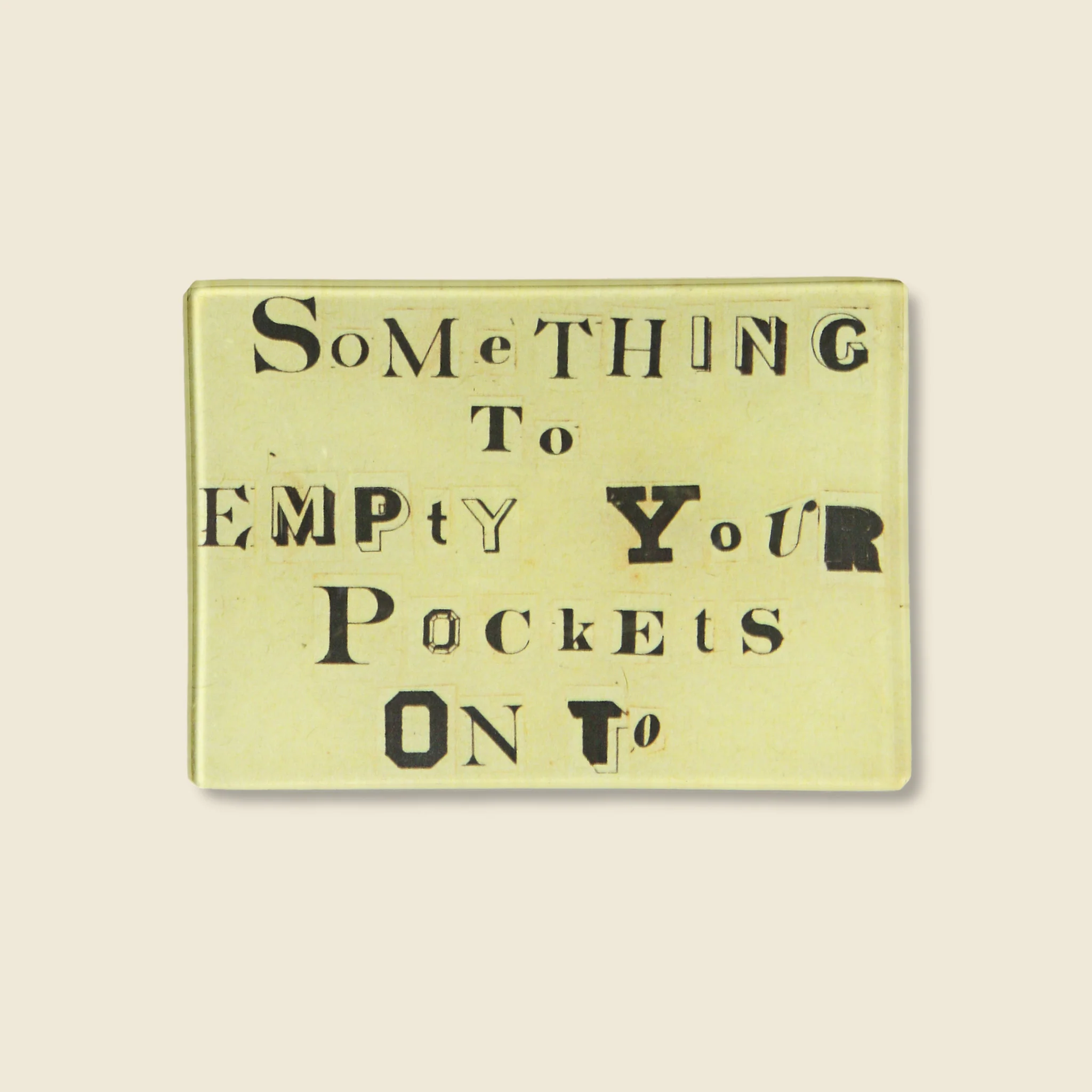 Rectangle Tray - Empty Pockets