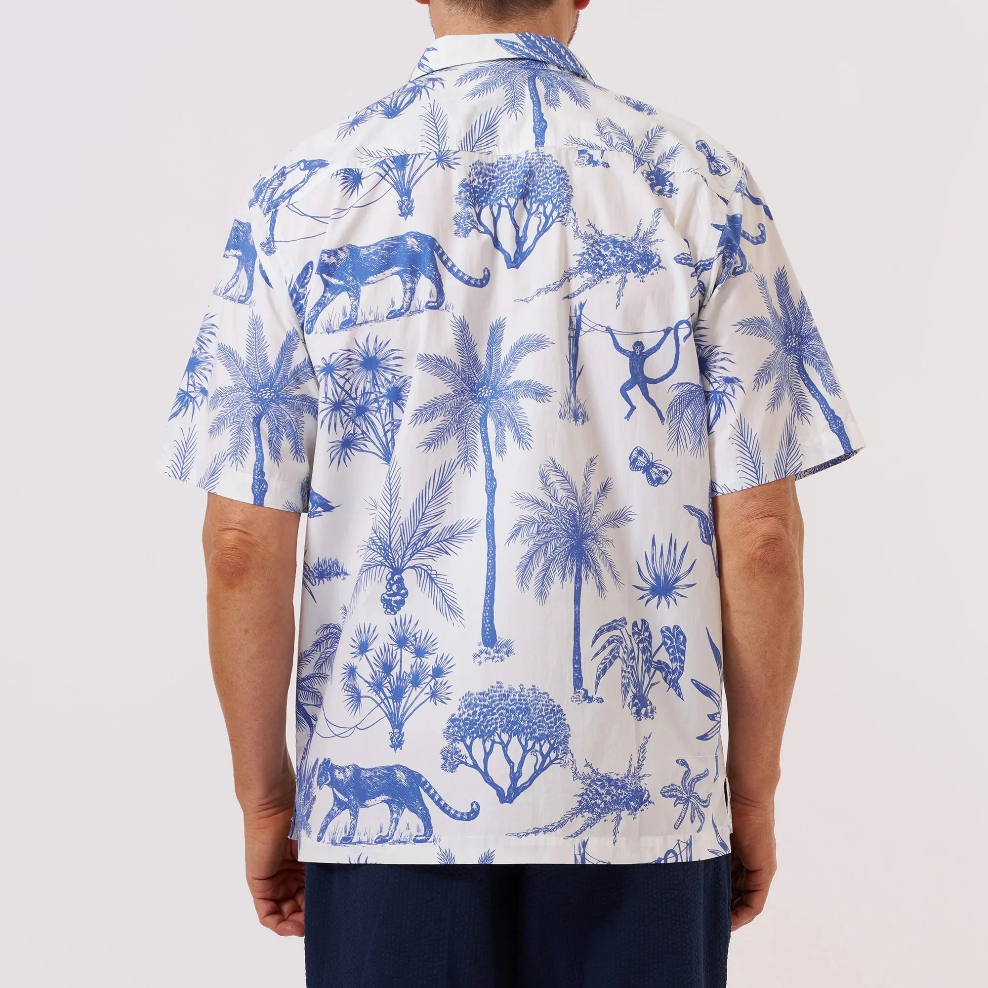 Jungle Toile Camp Shirt - White - Image 3
