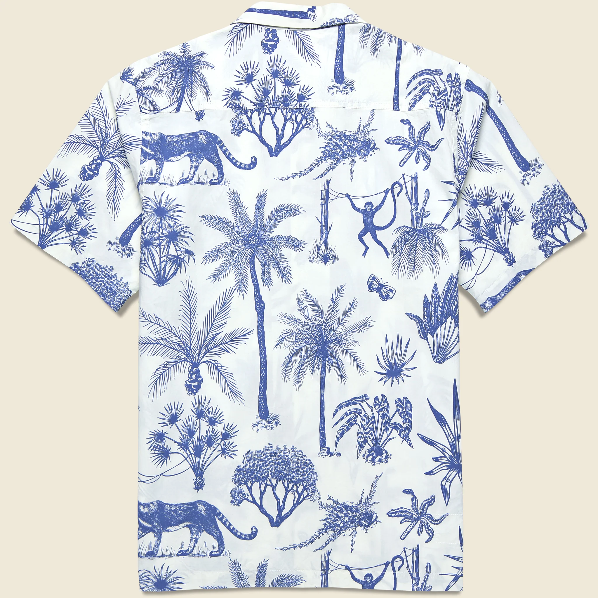 Jungle Toile Camp Shirt - White - Image 5
