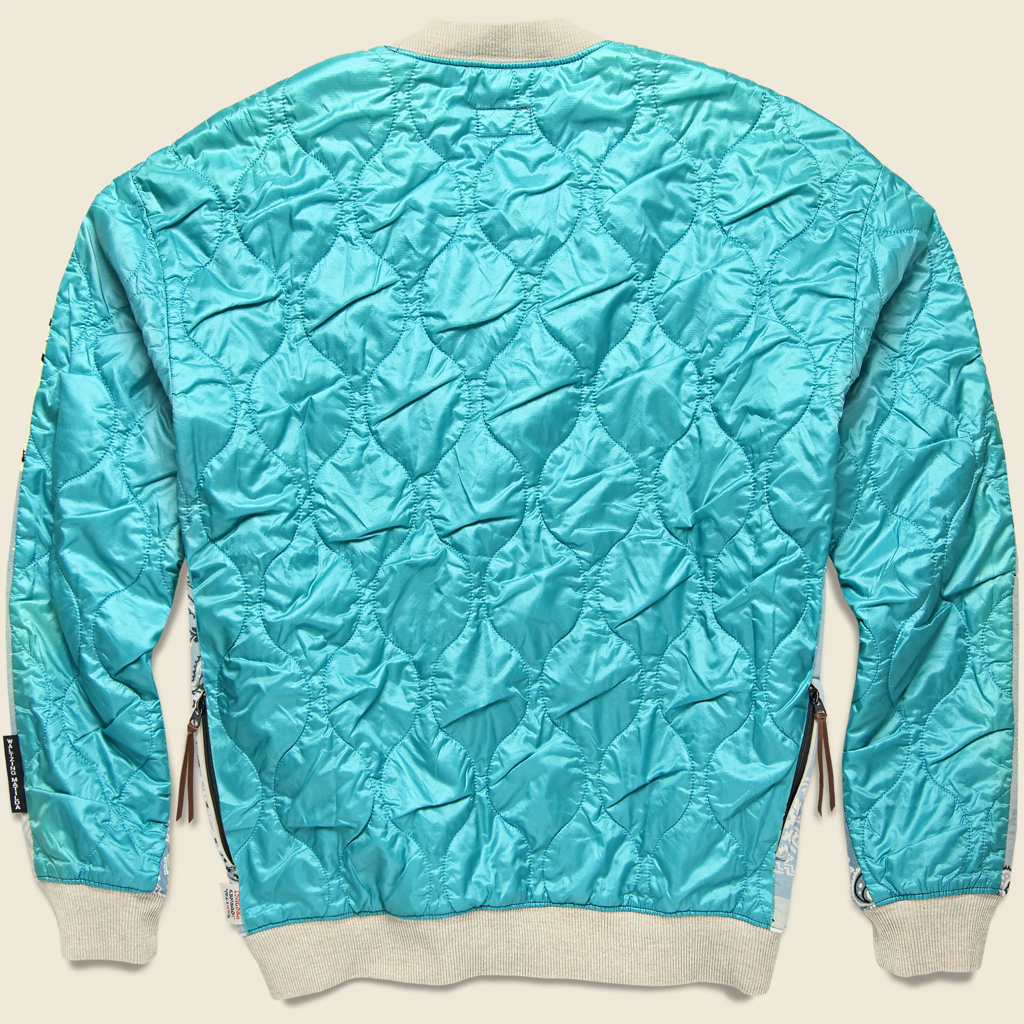 Bandana Bivouac Big Sweatshirt - Sax Blue - Image 2