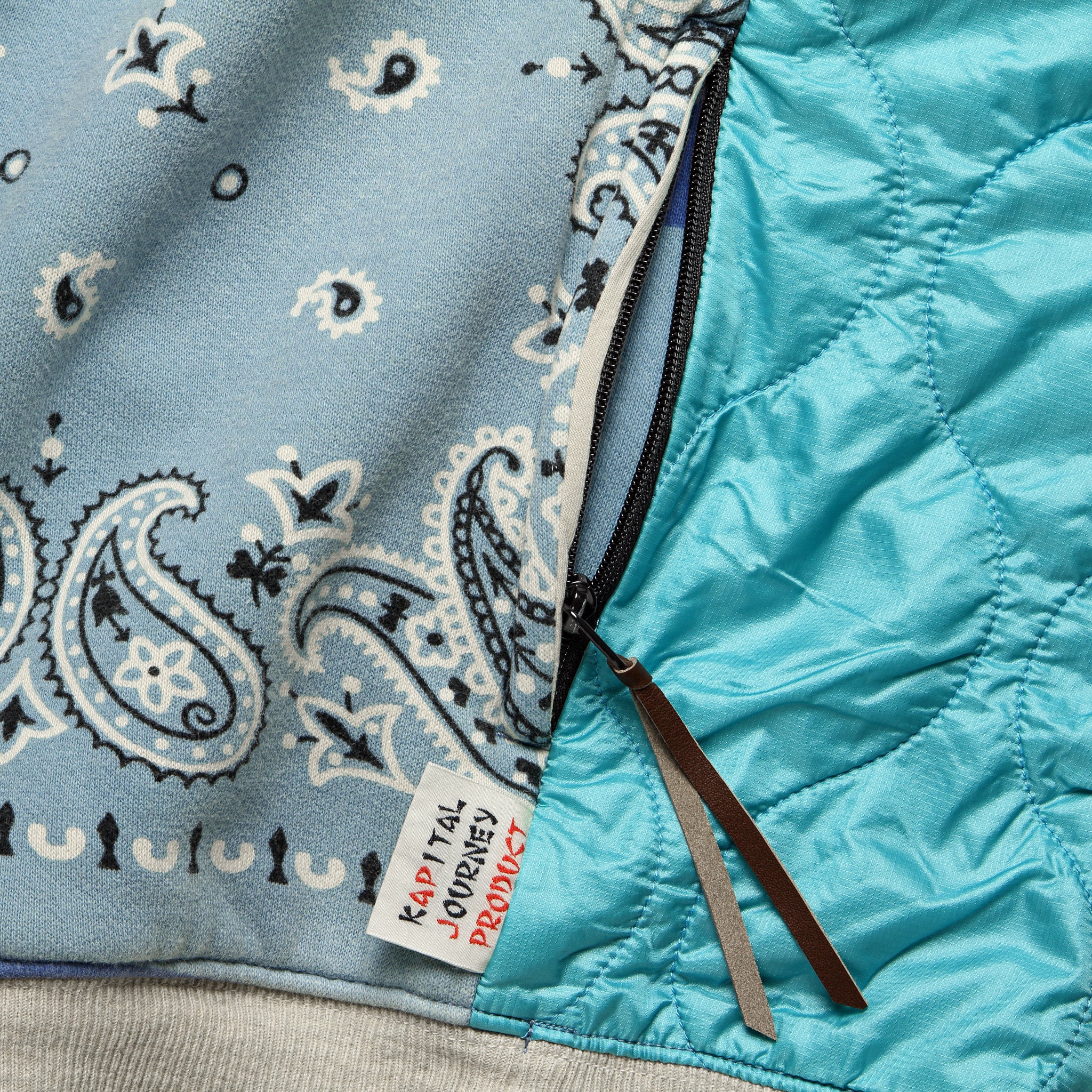 Bandana Bivouac Big Sweatshirt - Sax Blue - Image 3