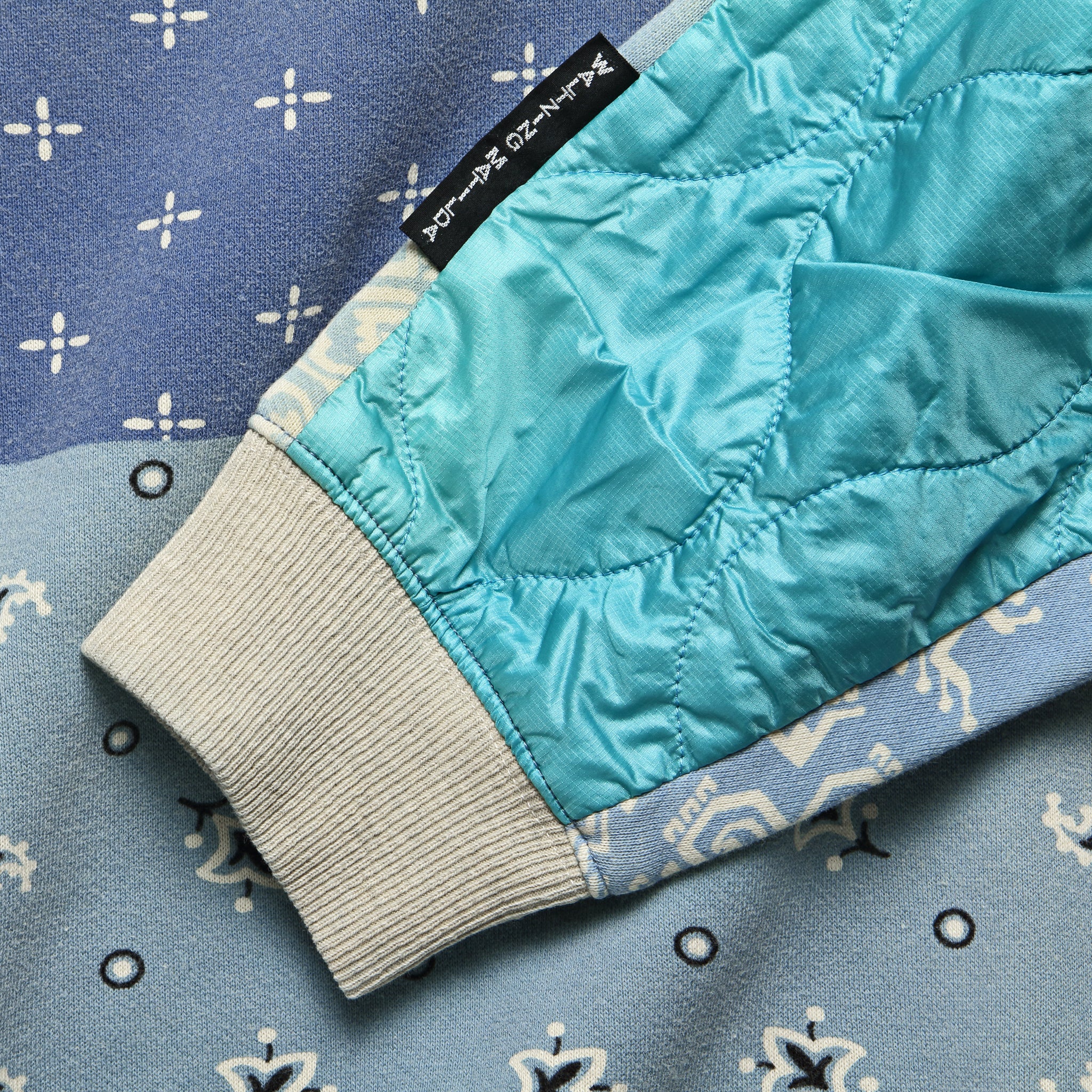 Bandana Bivouac Big Sweatshirt - Sax Blue - Image 4
