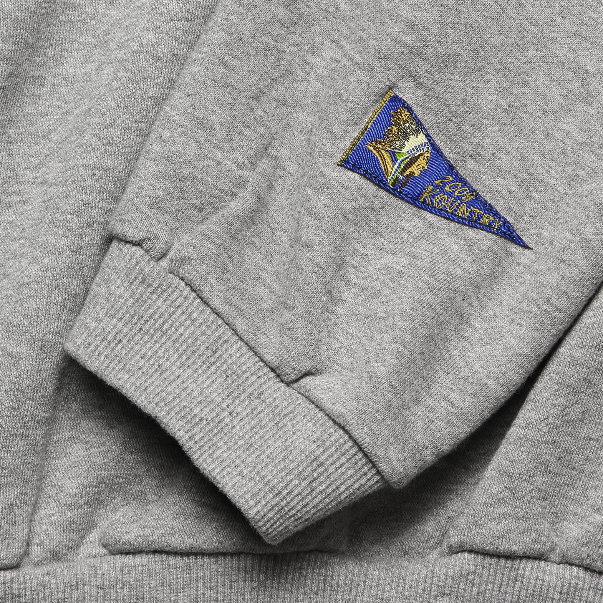 Battery Collage Fleece Sweatshirt - Grey - Image 4