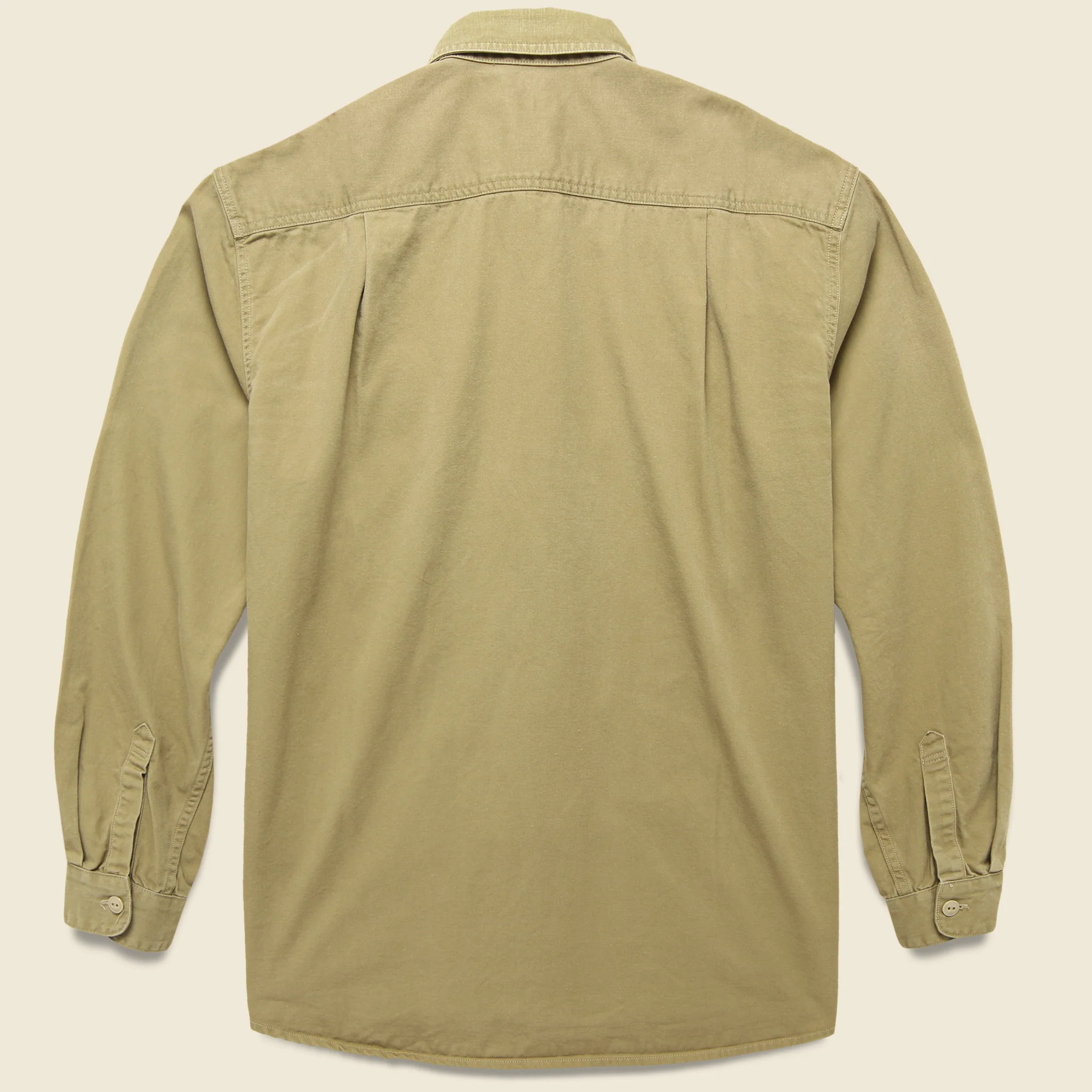 Kountry Kung Fu Chino Work Shirt - Beige - Image 2