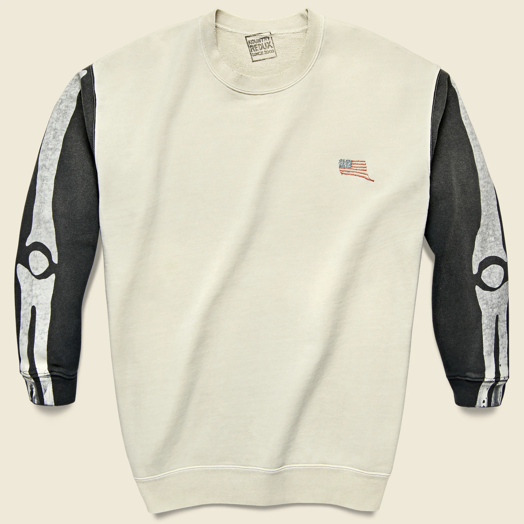 Flag & Bone Fleecy Knit - White/Black