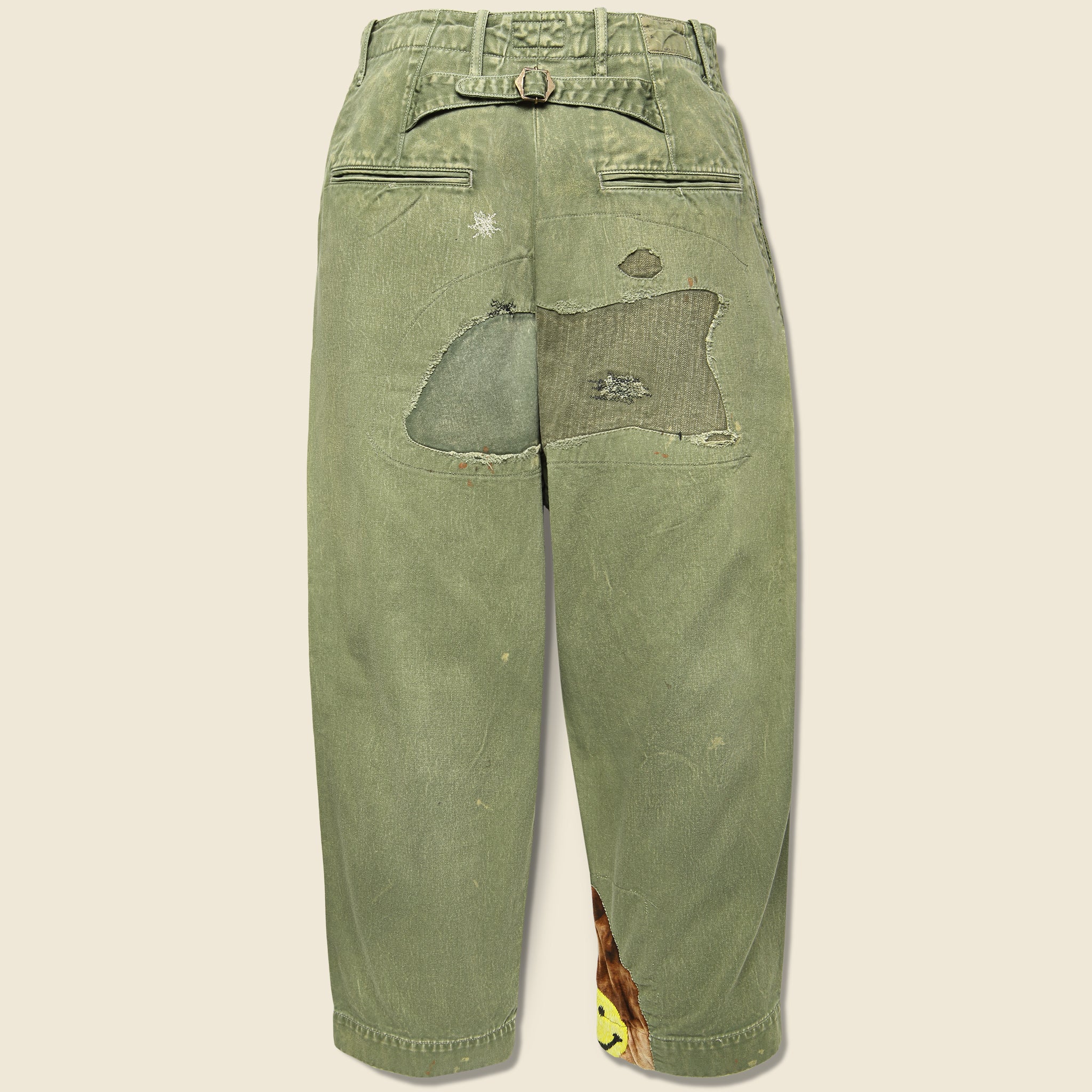 Kountry Nime Katsuragi High Waisted Pants - Khaki - Image 2