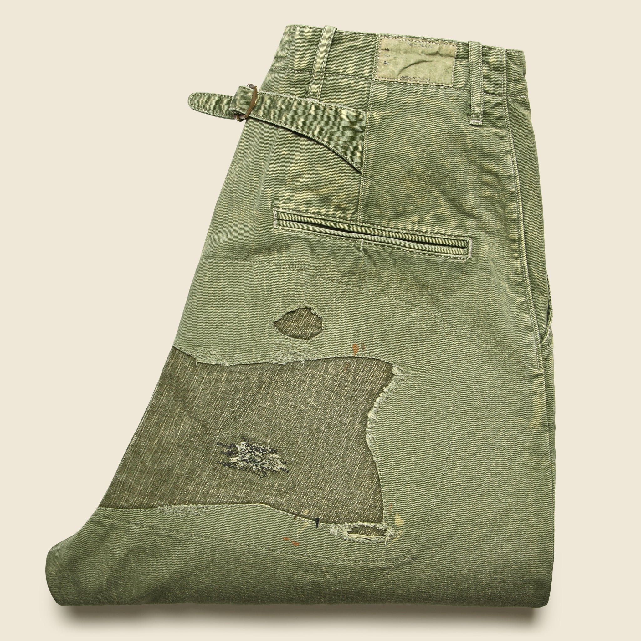 Kountry Nime Katsuragi High Waisted Pants - Khaki - Image 3