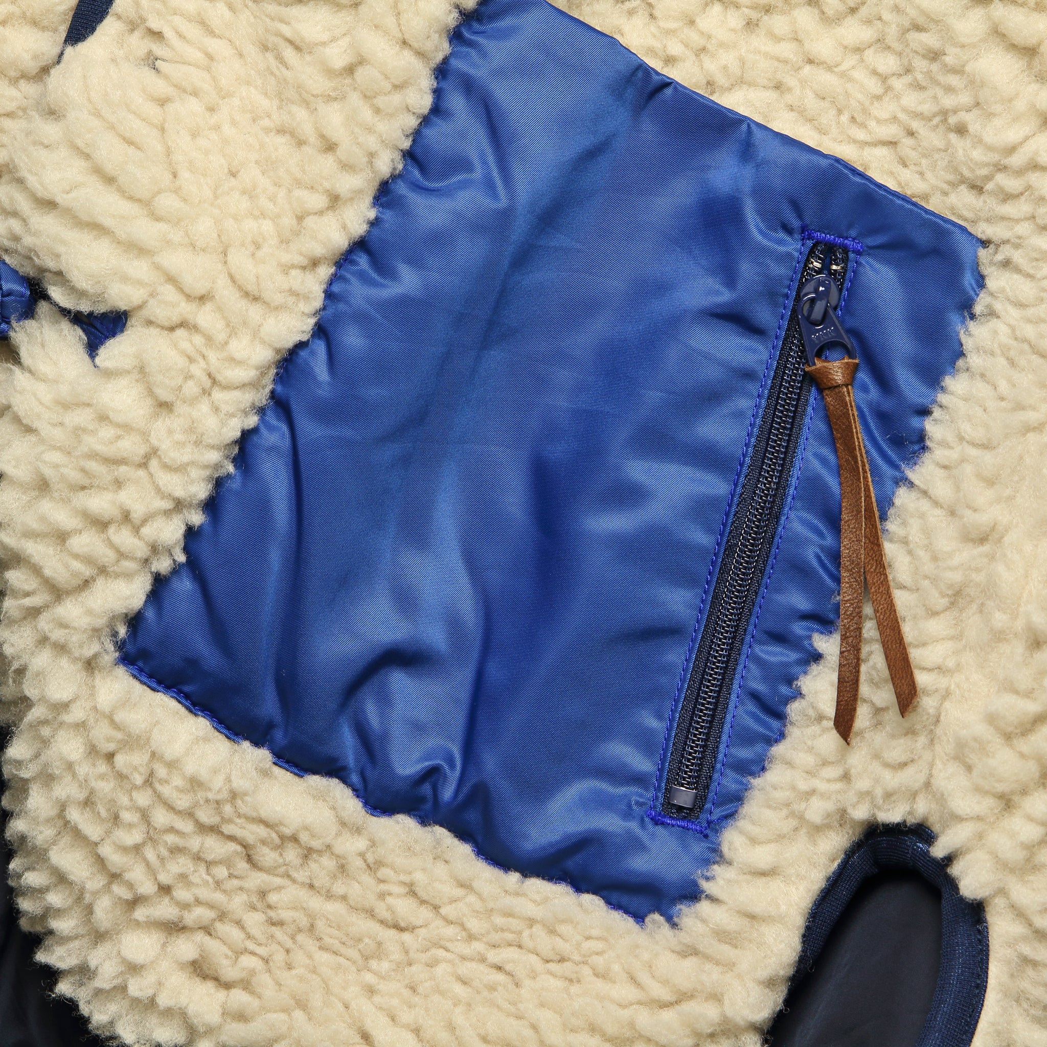 Makani Boa Fleece Jacket - Ecru - Image 4