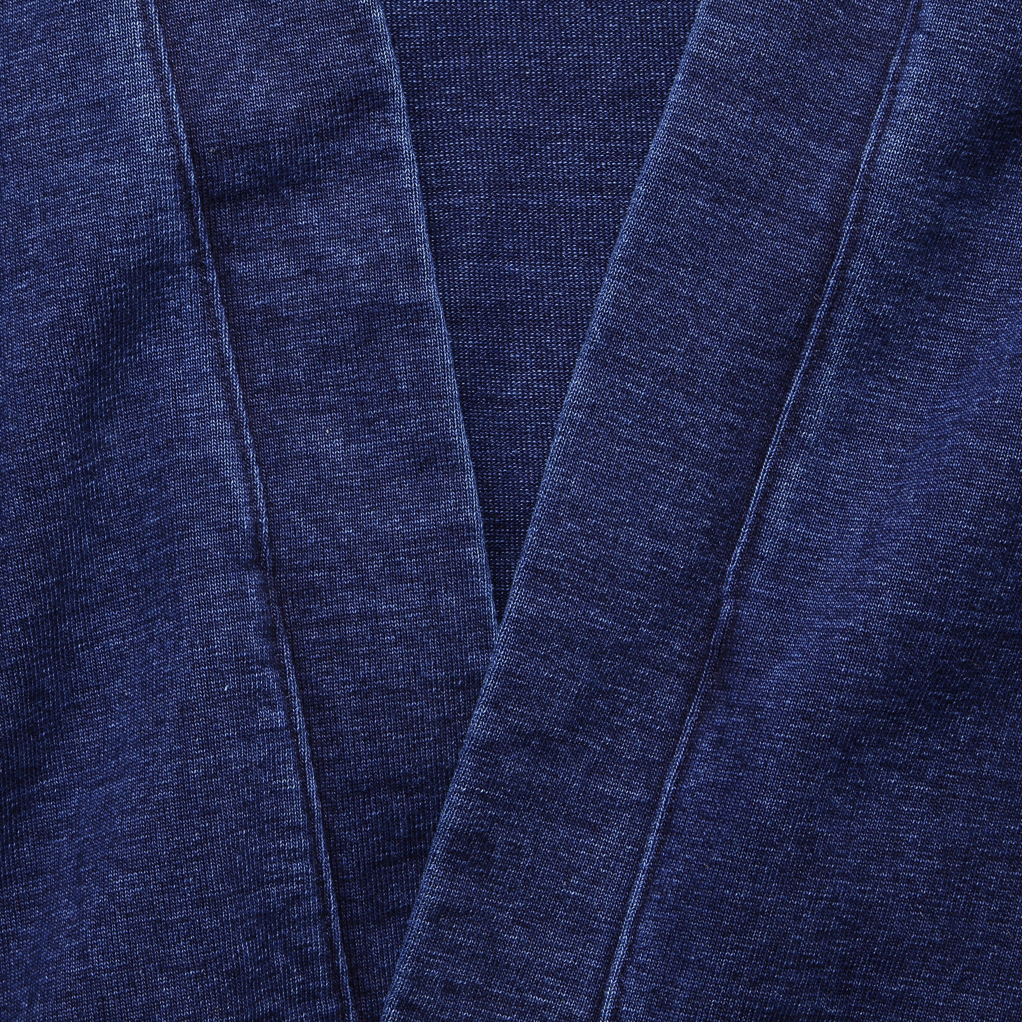 Rain Smile Dense Jersey Kakashi Cardigan - Indigo - Image 3