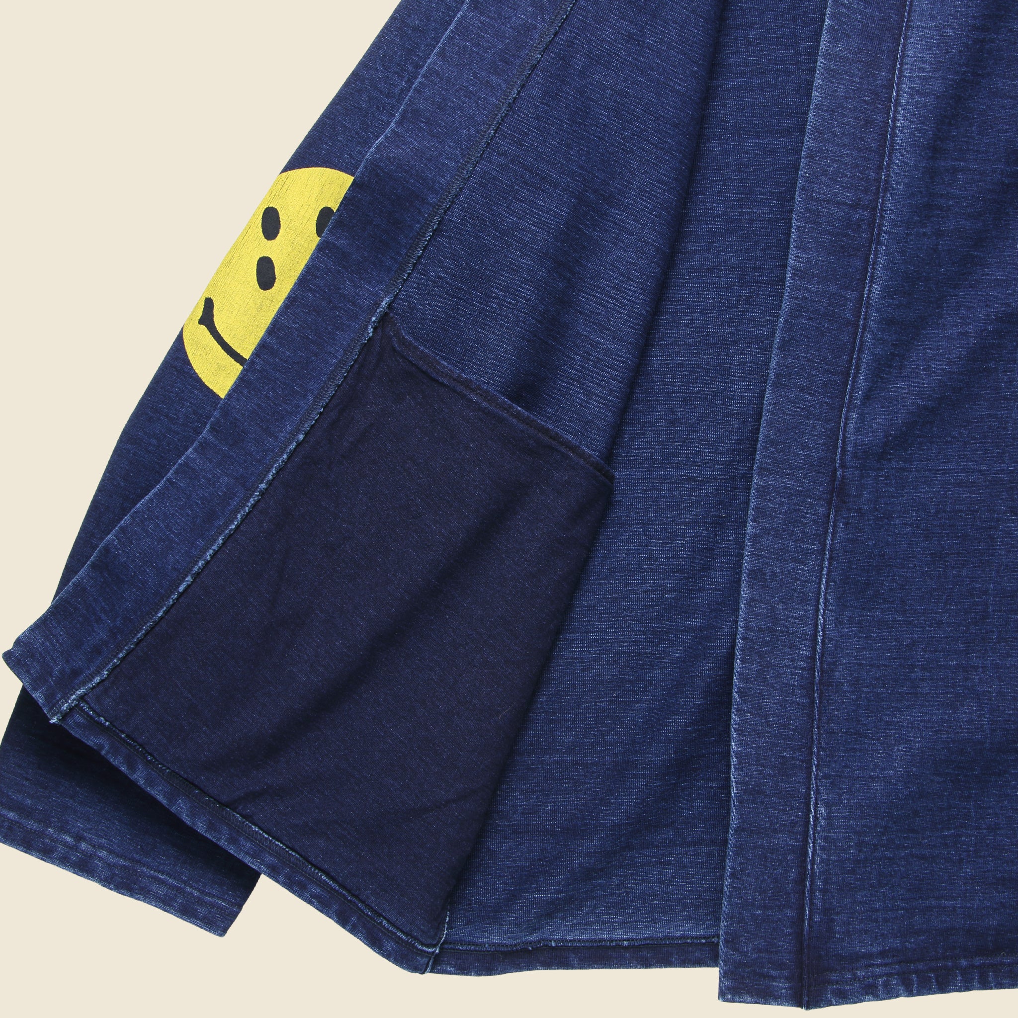 Rain Smile Dense Jersey Kakashi Cardigan - Indigo - Image 5