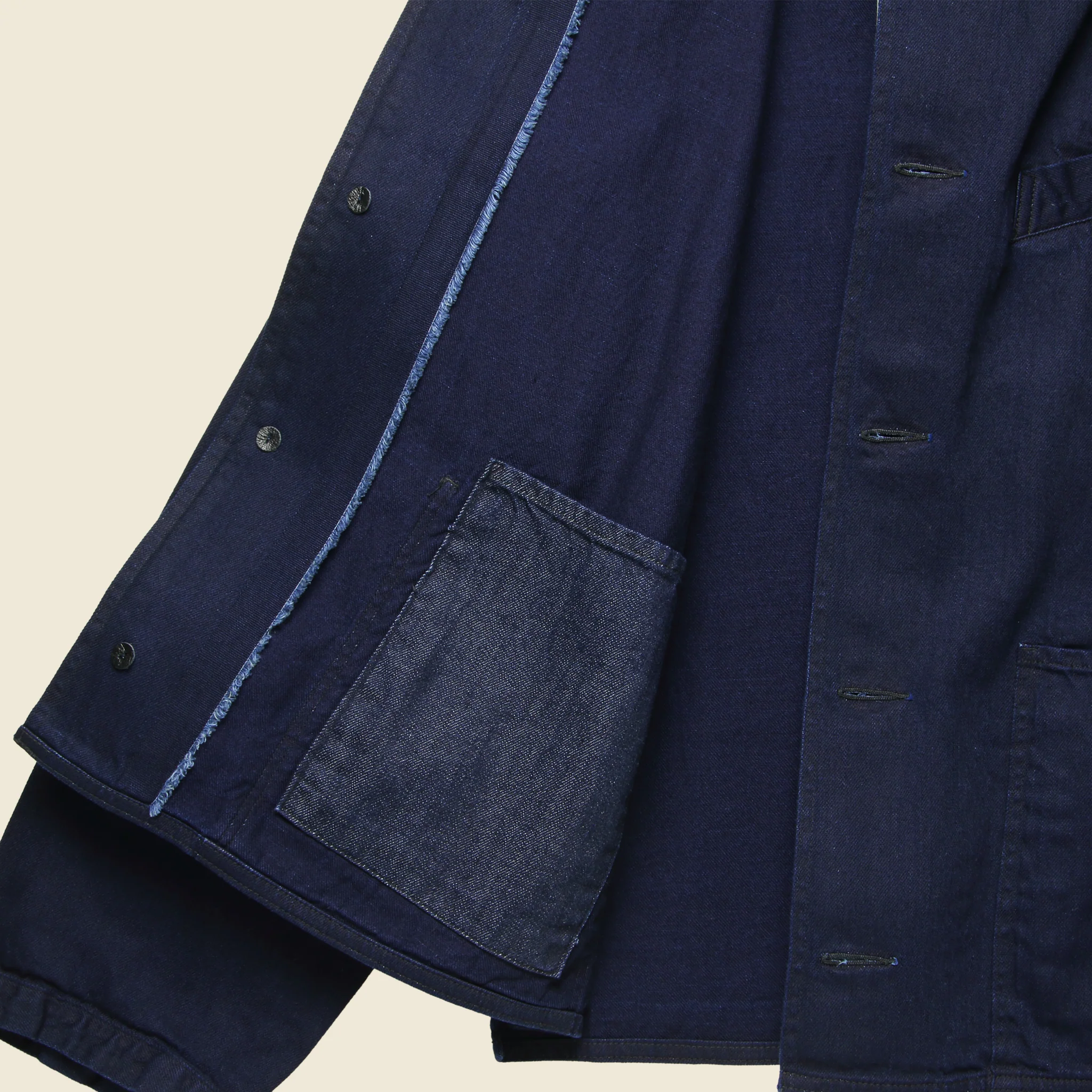 Samu 8oz Denim Spring Blouson - Indigo - Image 4