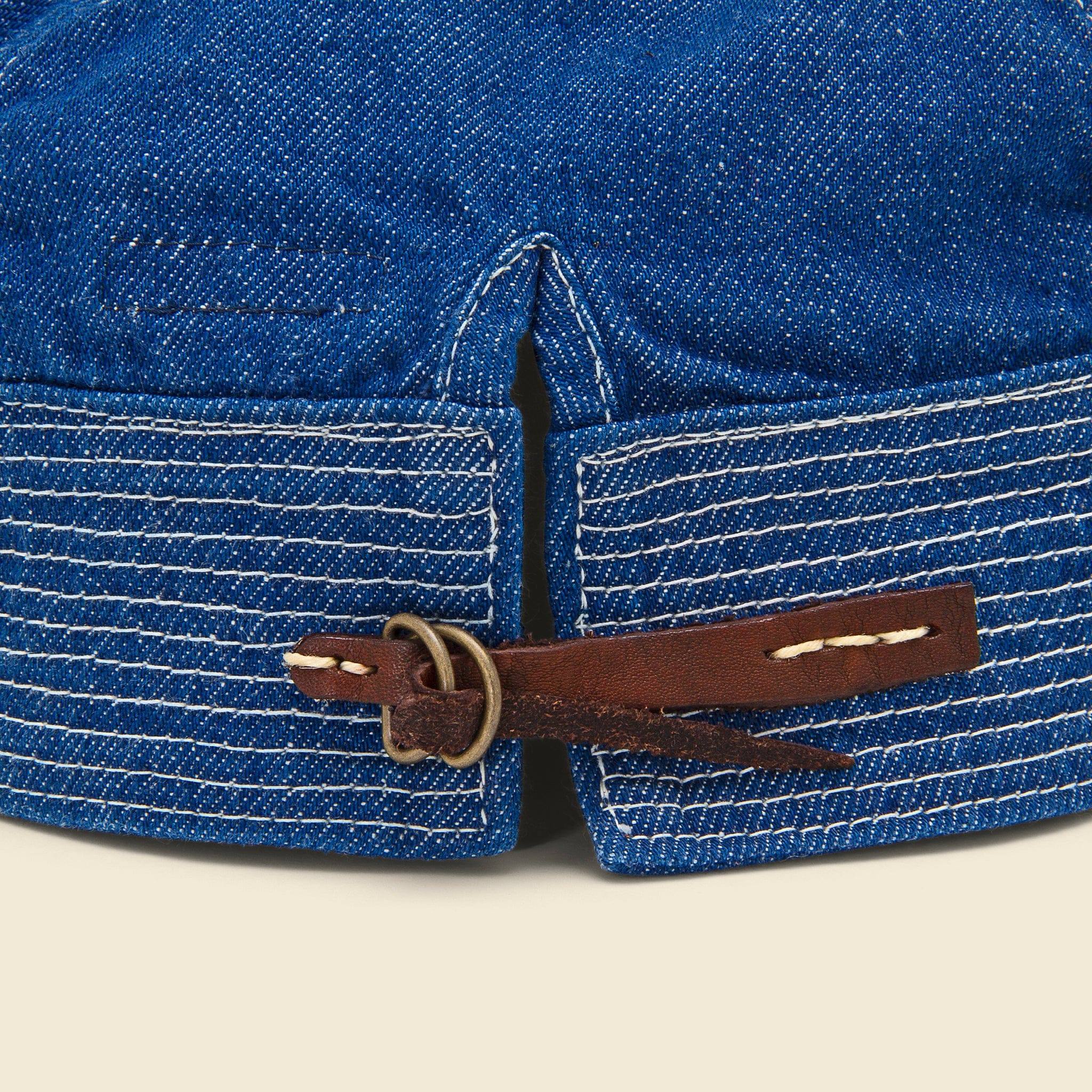 The Old Man and the Sea 12oz Denim Cap - Midtone - Image 2