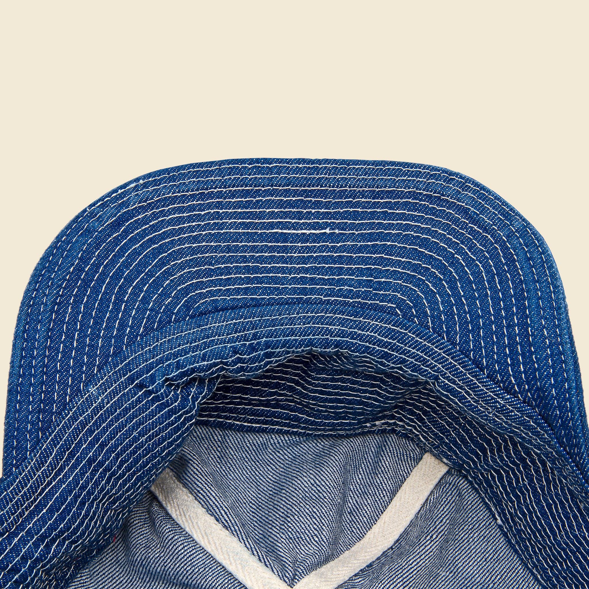 The Old Man and the Sea 12oz Denim Cap - Midtone - Image 3