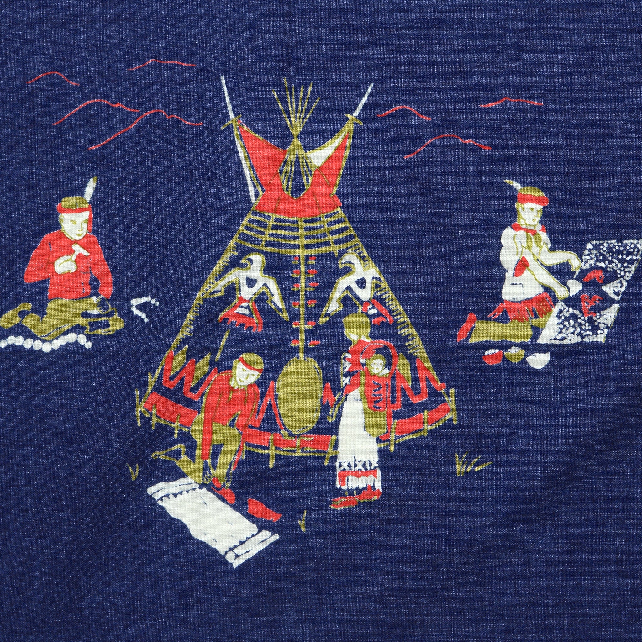 Tipi Harvey Selvedge Bandana - Indigo - Image 2