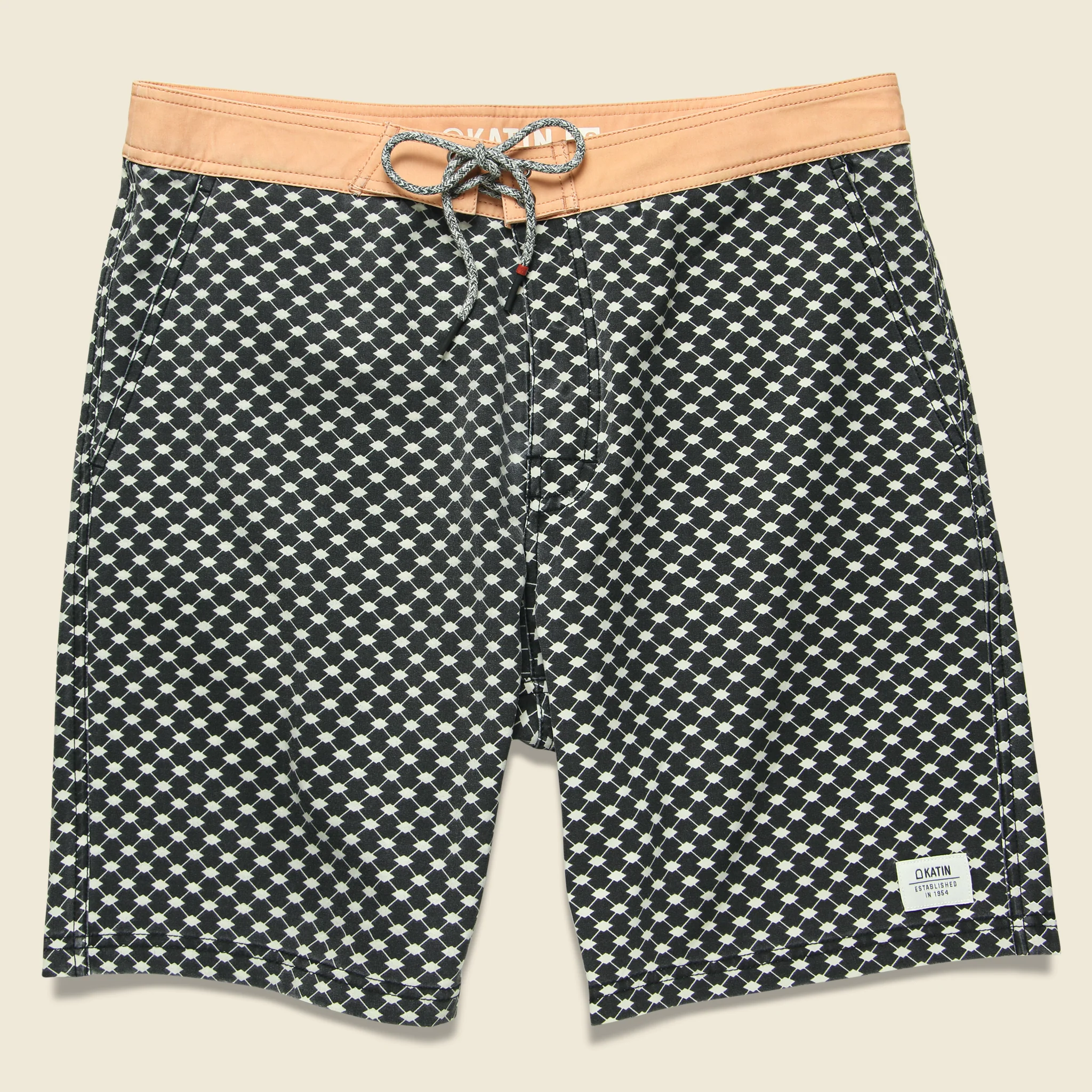 Fes Boardshort - Black Wash
