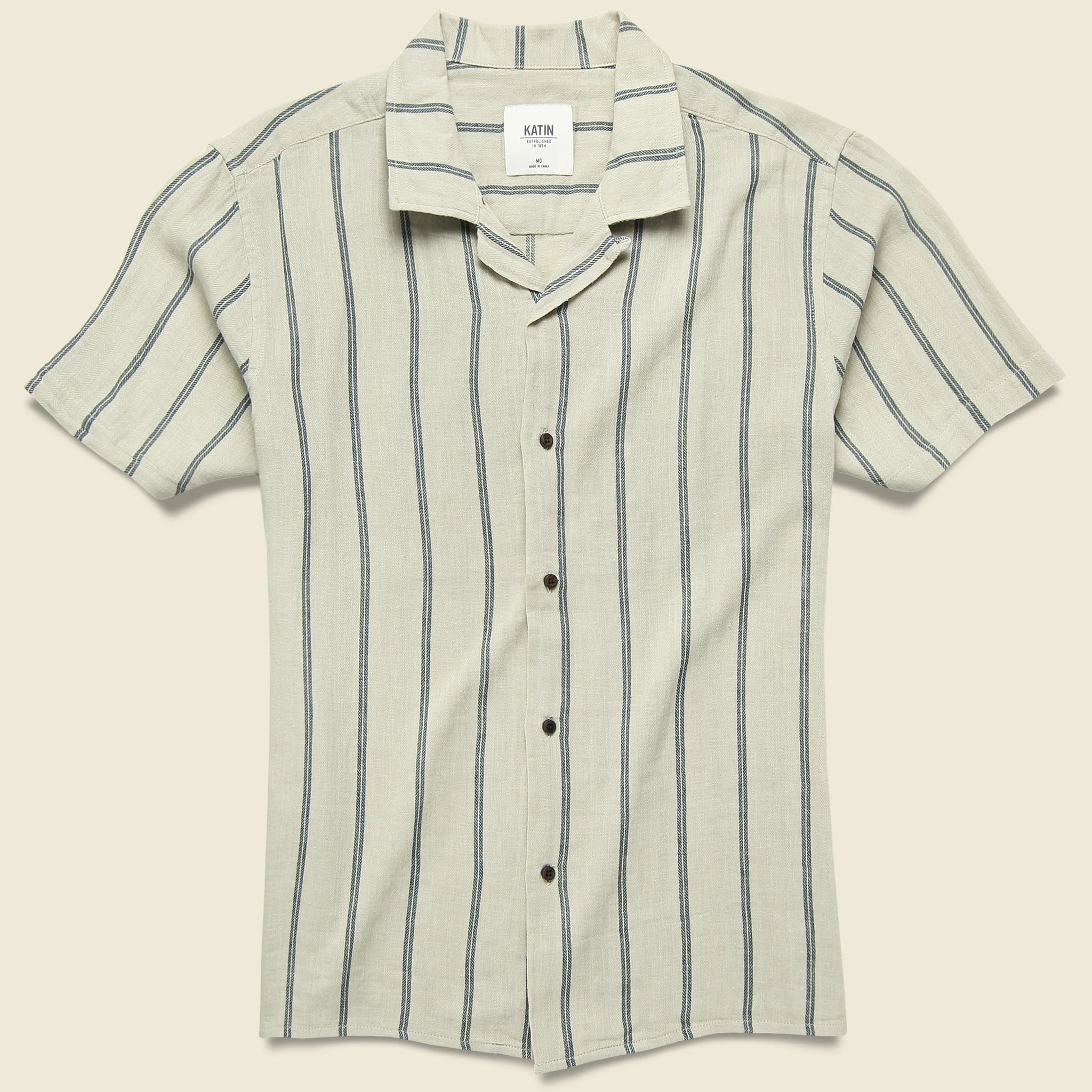 Alan Aloha Shirt - Light Grey