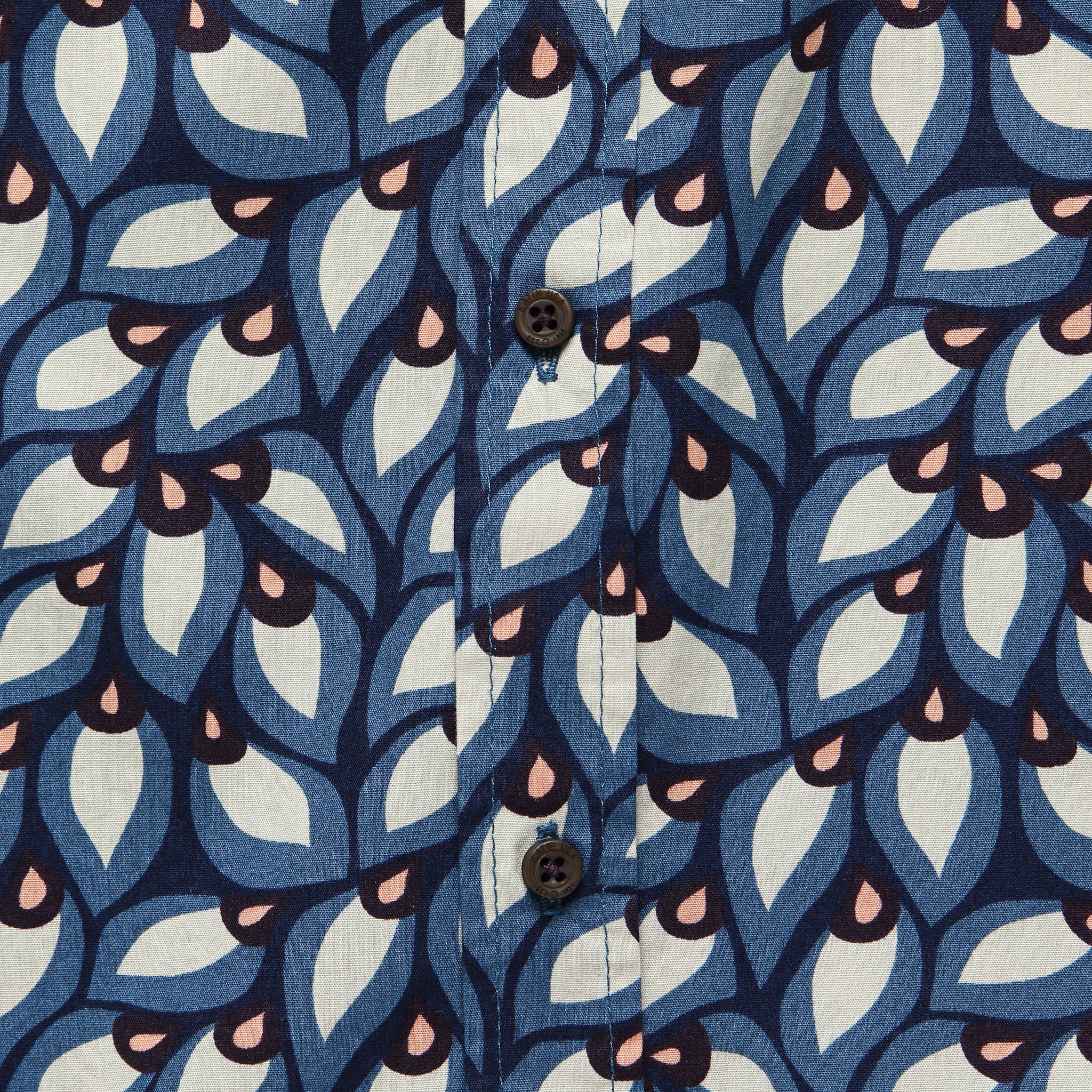 Feathers Shirt - Navy - Image 3