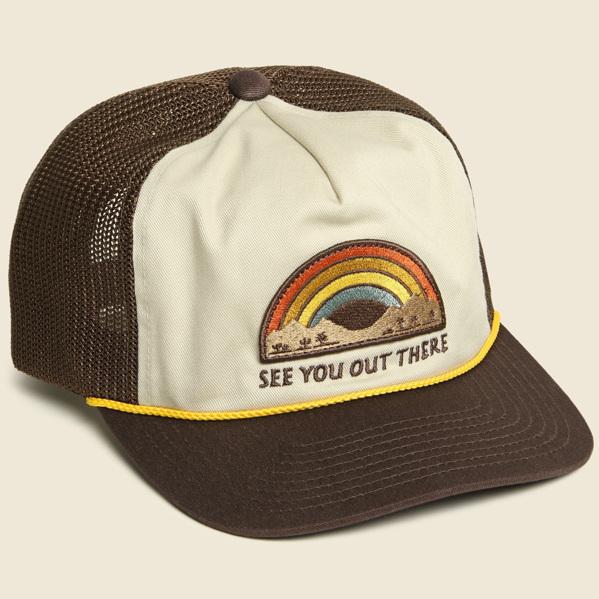 See You Out There Trucker Hat - Brown