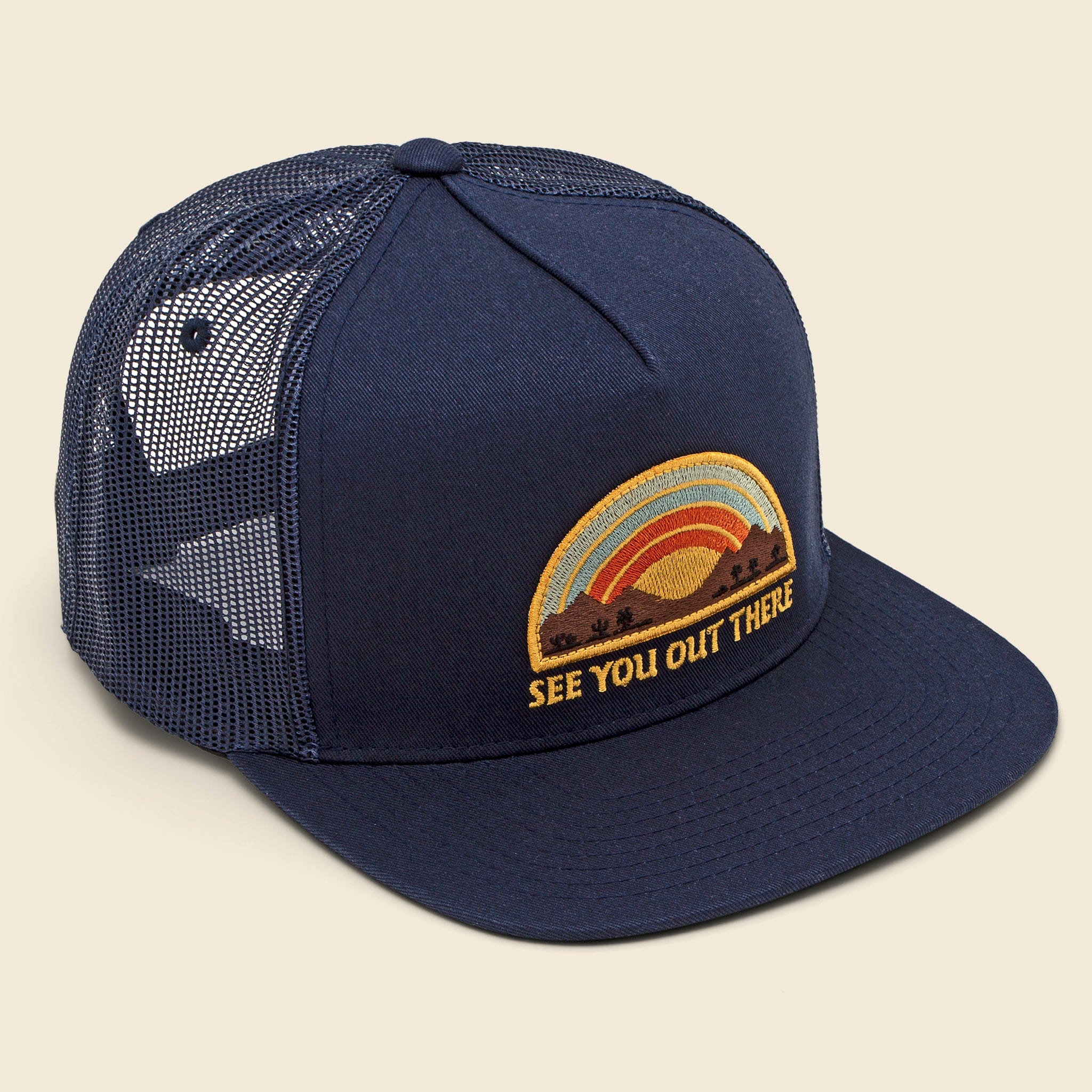 See You Out There Trucker Hat - Navy
