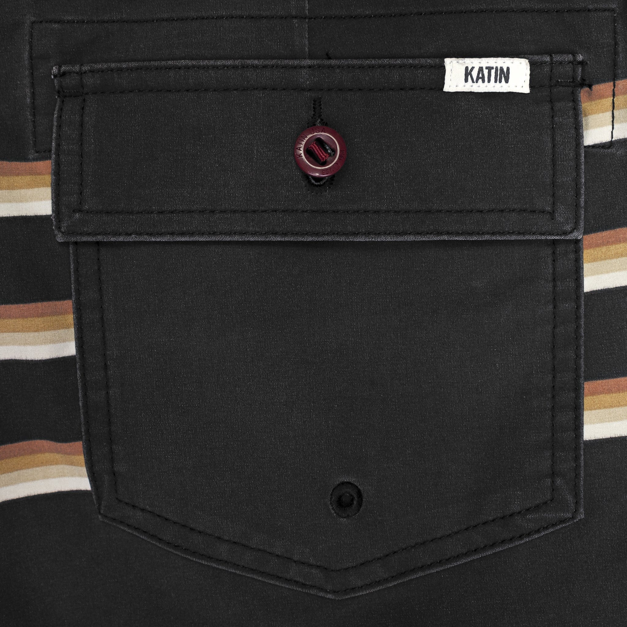 Wallace Boardshort - Black Wash - Image 3