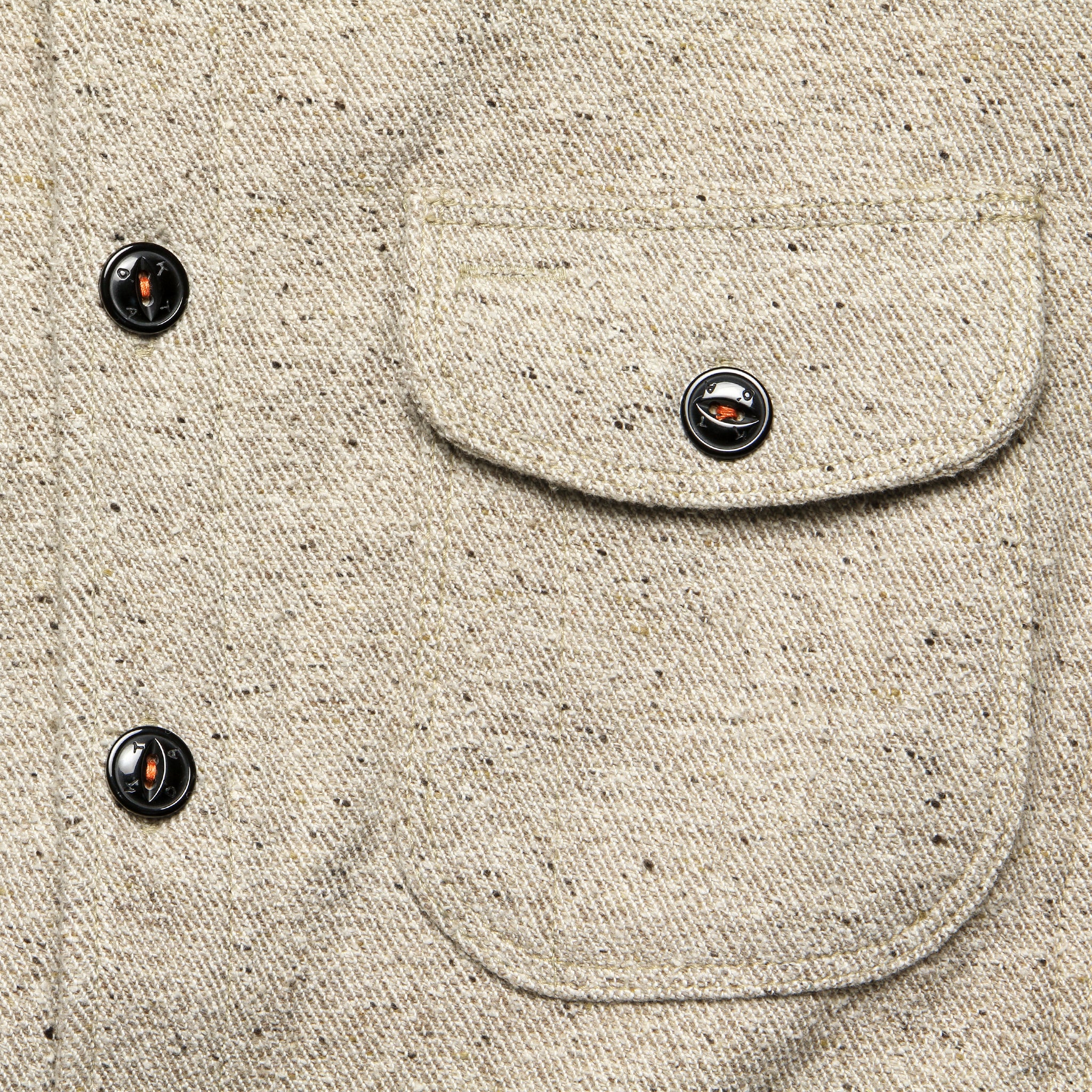 Anvil Shirt Jacket - Light Brown Dobby - Image 3