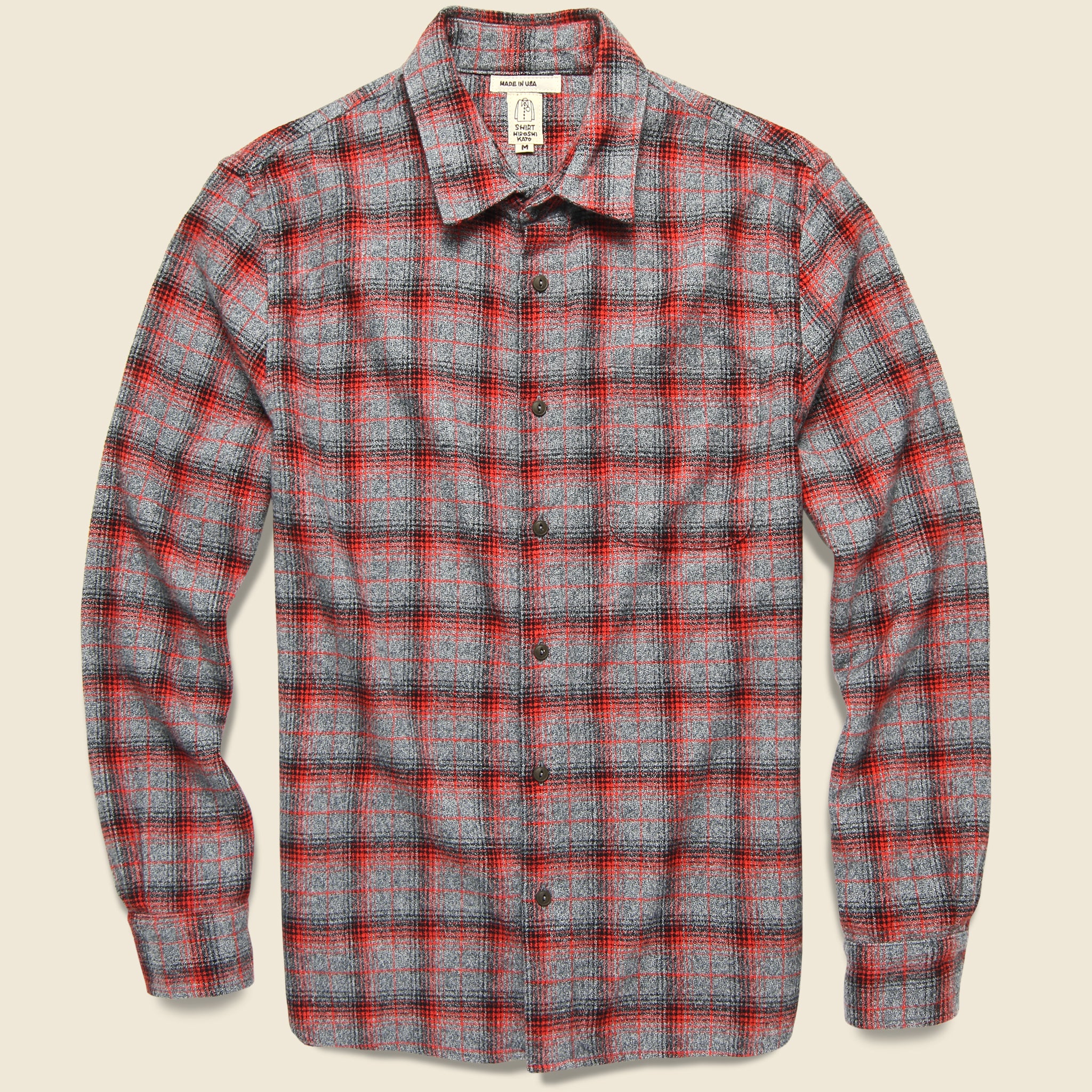 Ripper Flannel - Red Vintage Plaid