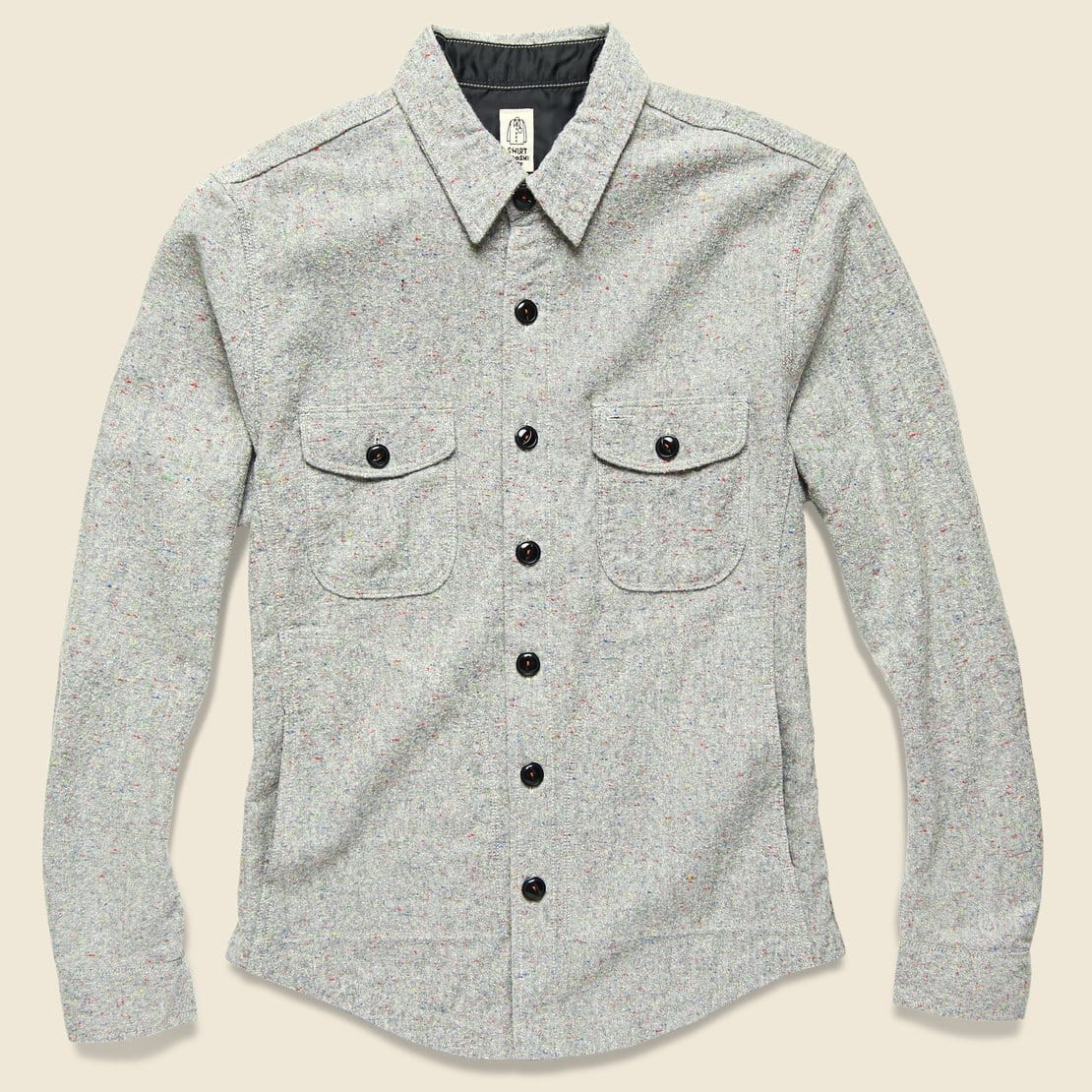 Speckle Overshirt - Grey