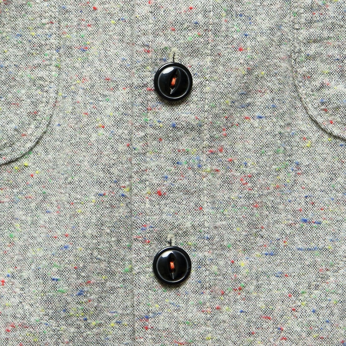 Speckle Overshirt - Grey - Image 3