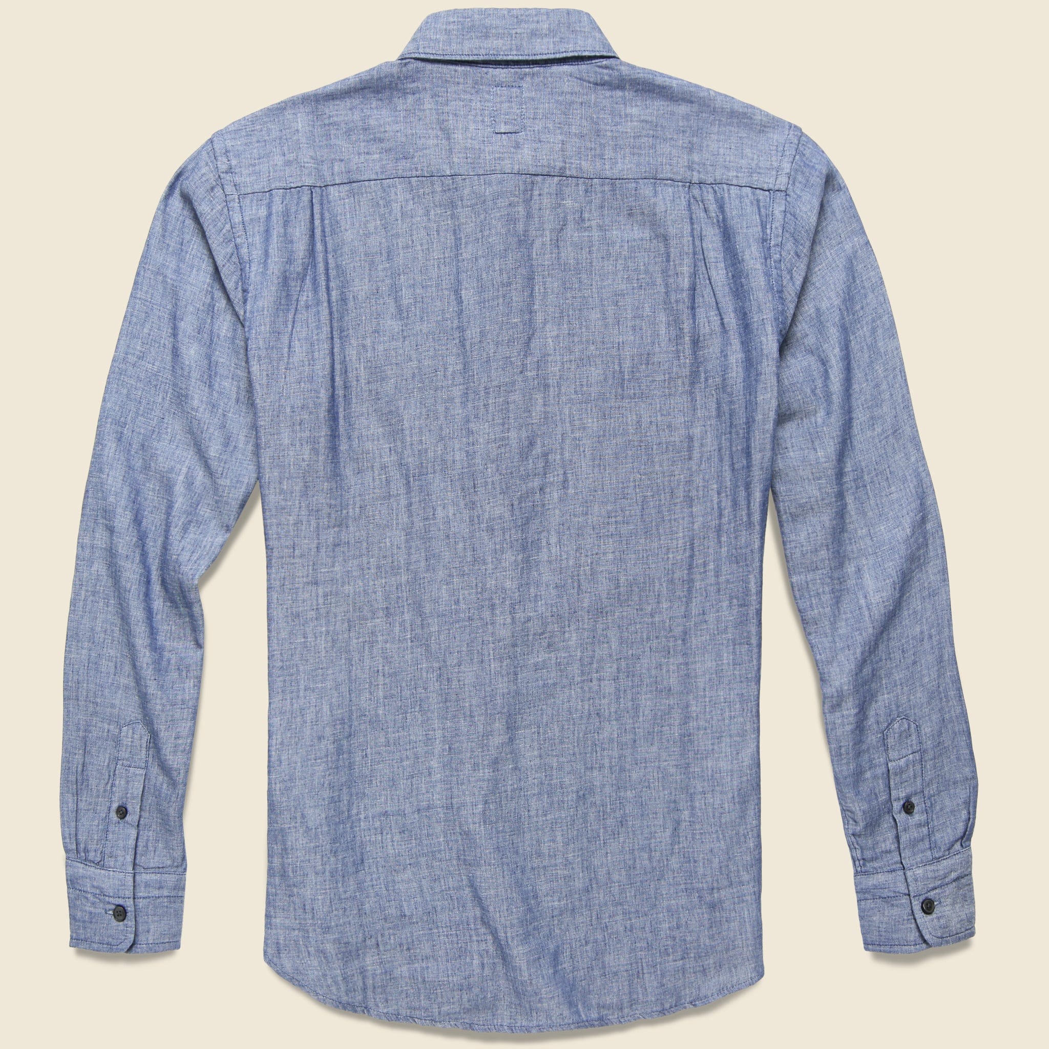 Vintage Double Gauze Shirt - Light Indigo - Image 2