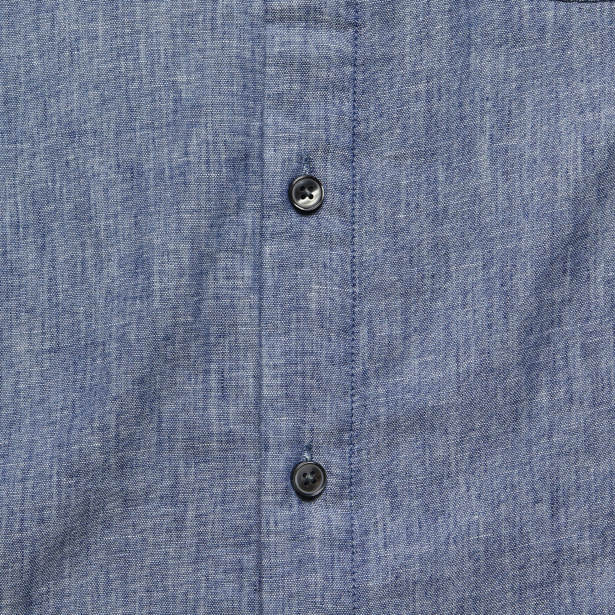 Vintage Double Gauze Shirt - Light Indigo - Image 3