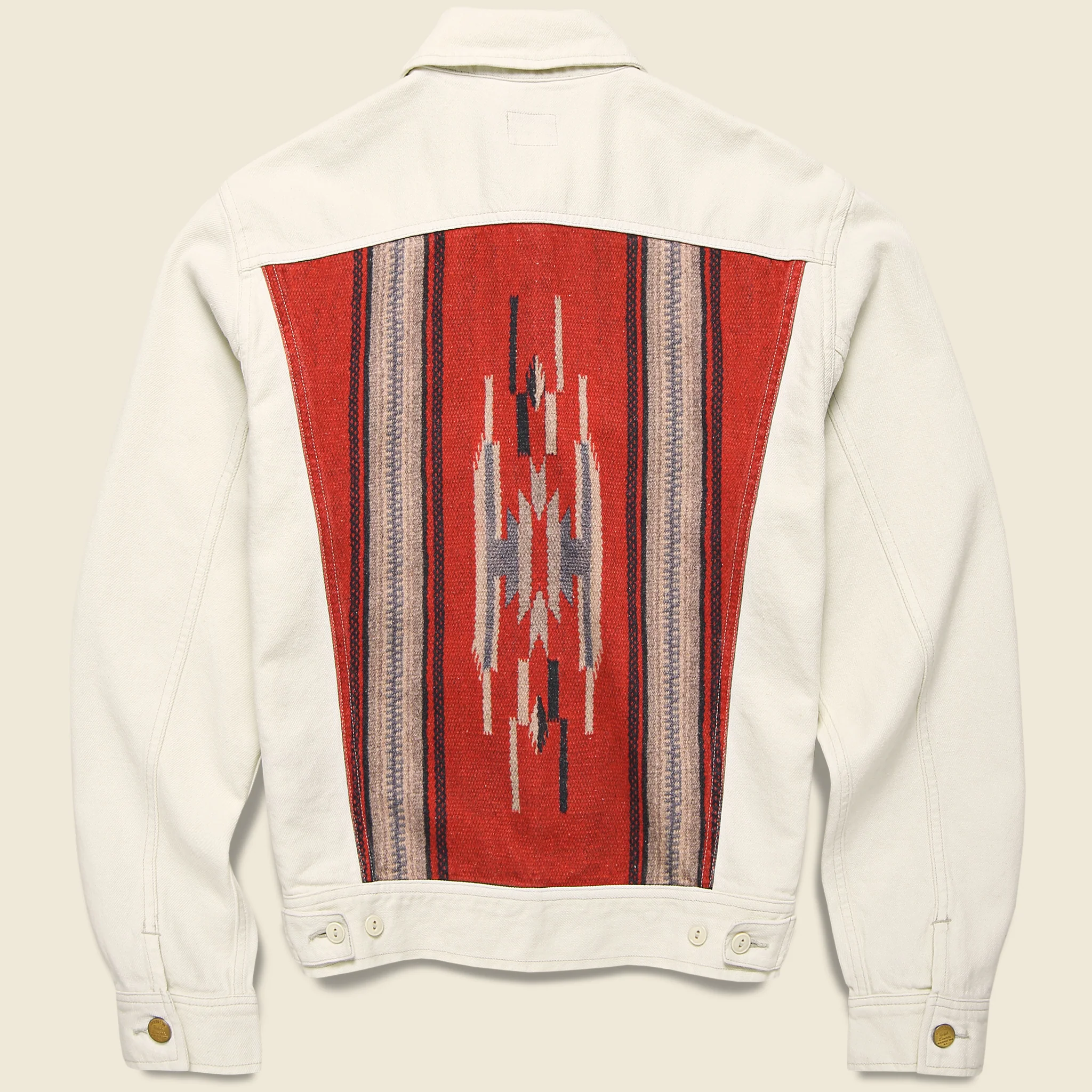 Keaton Lot 271 Jacket - Stone/Red Multi