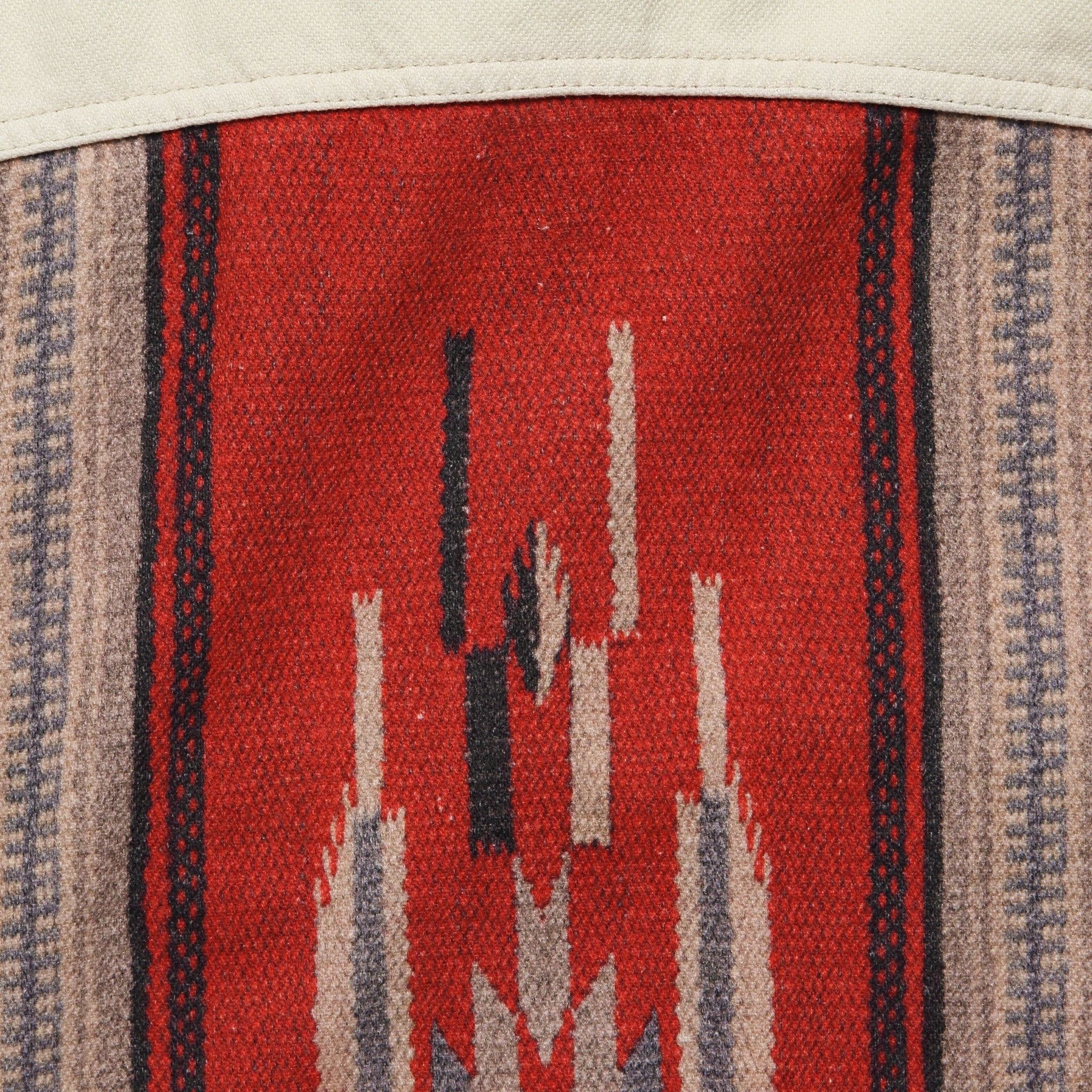 Keaton Lot 271 Jacket - Stone/Red Multi - Image 4