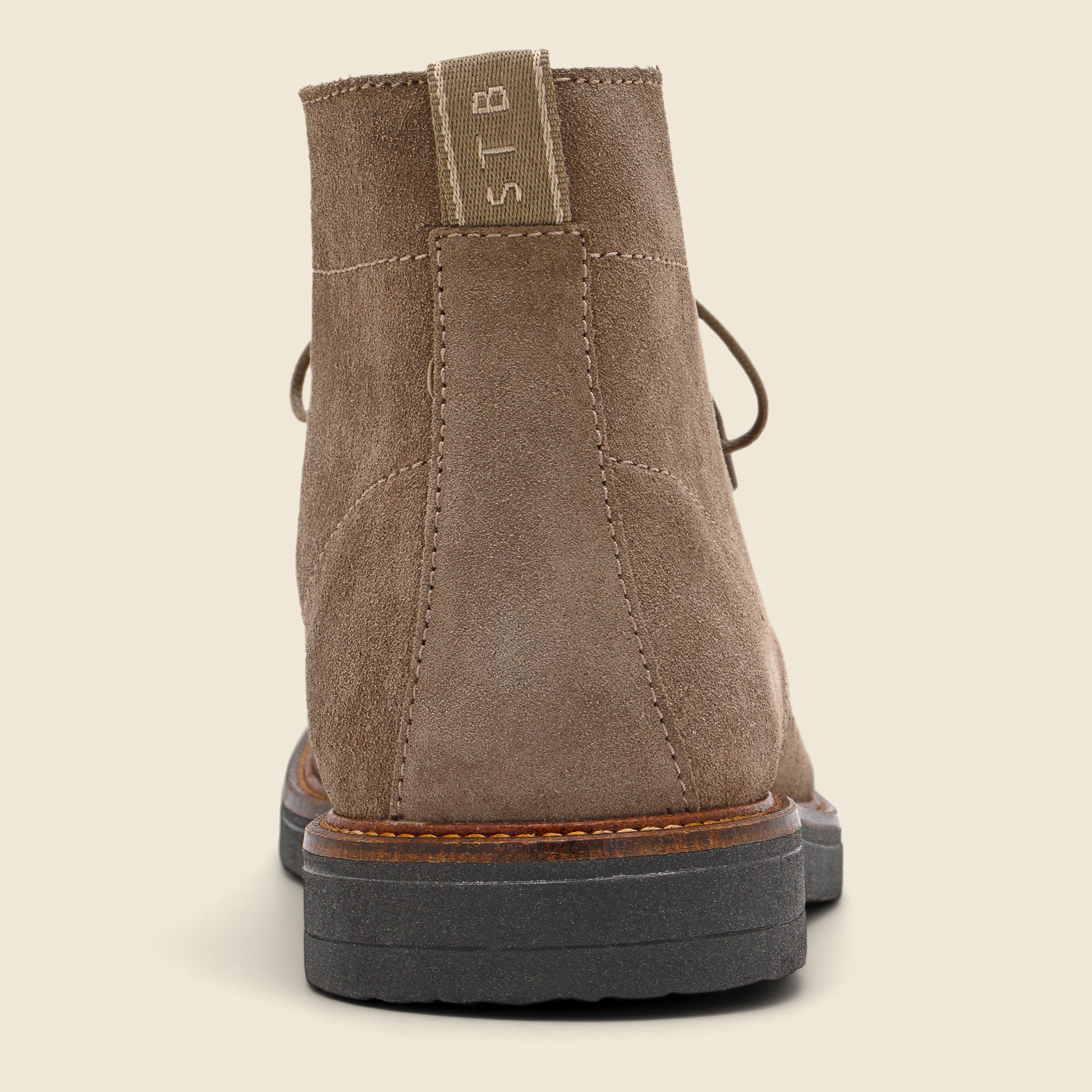 Kip Suede Apron Boot - Taupe - Image 3