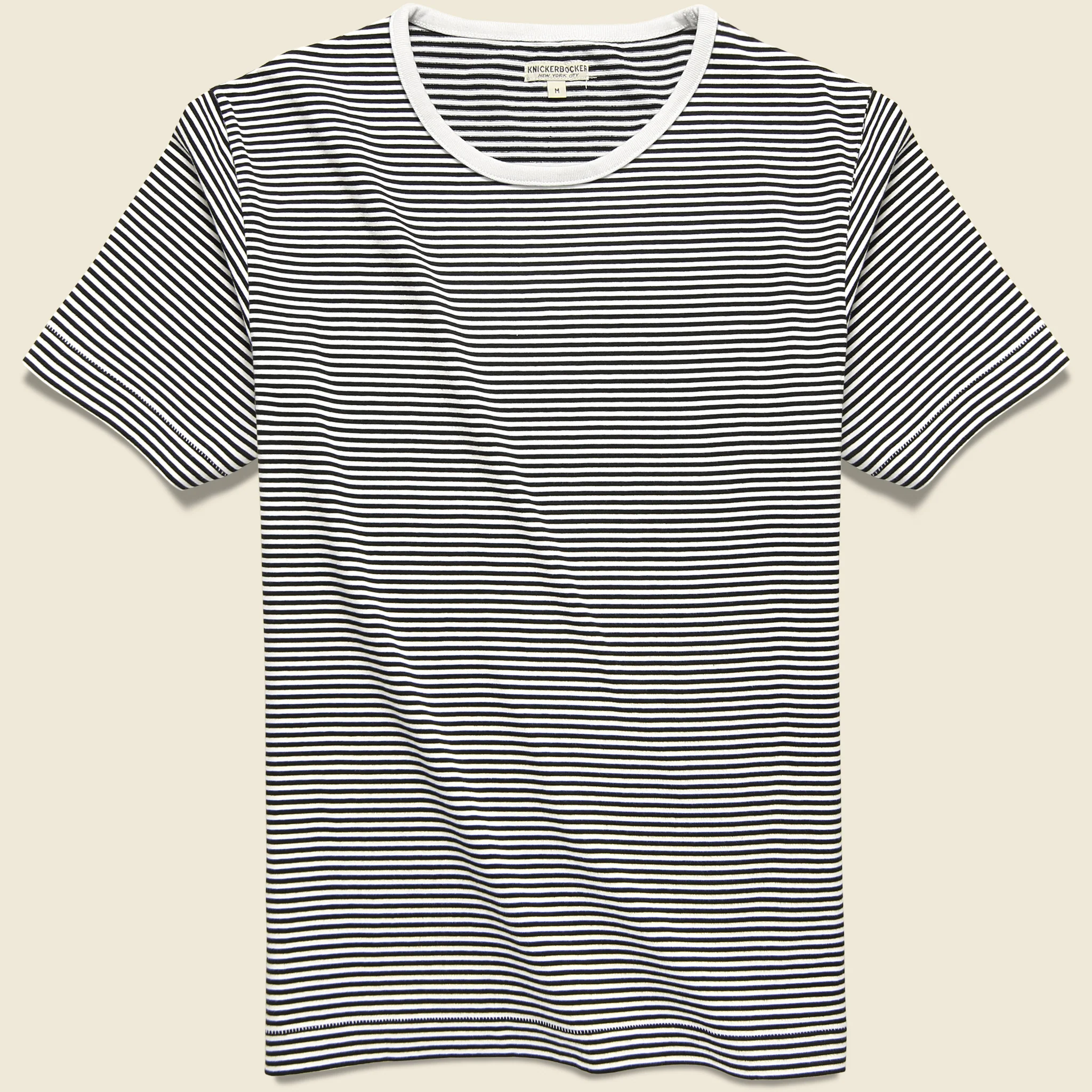 Mod Striped Tee - White/Black